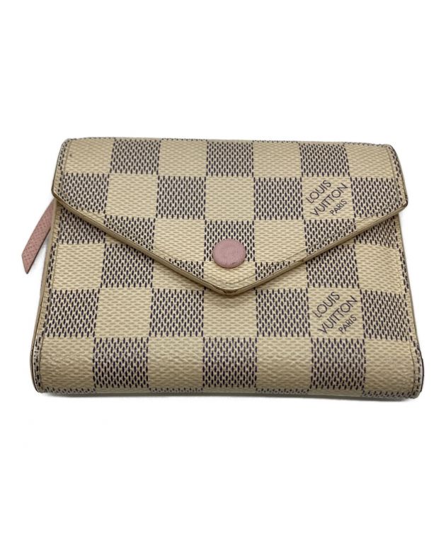 中古・古着通販】LOUIS VUITTON (ルイ ヴィトン) 3つ折り財布 ベージュ  