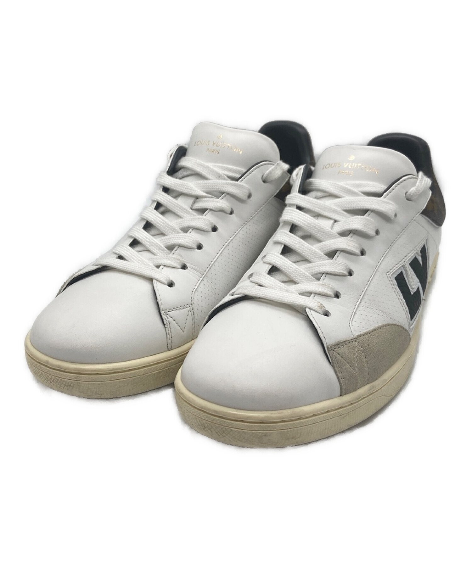 LOUIS VUITTON ルイ・ヴィトン ルクセンブルグ・ライン ローカットスニーカー 45 28cm SALE，品質保証