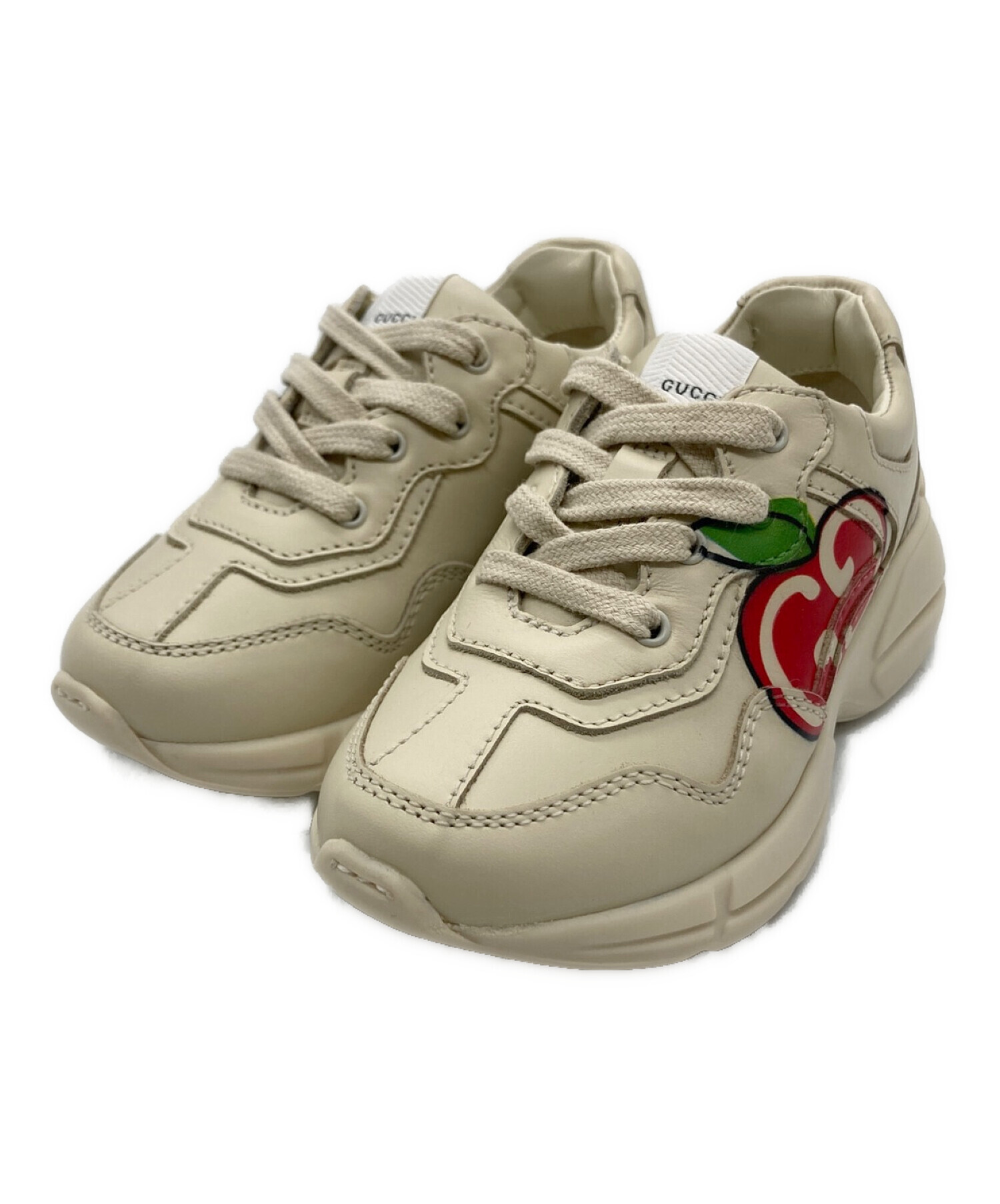 GUCCI グッチライトン　アイボリー スニーカー トラ　B9 GUCCI グッチライトンアイボリー スニーカー トラB9