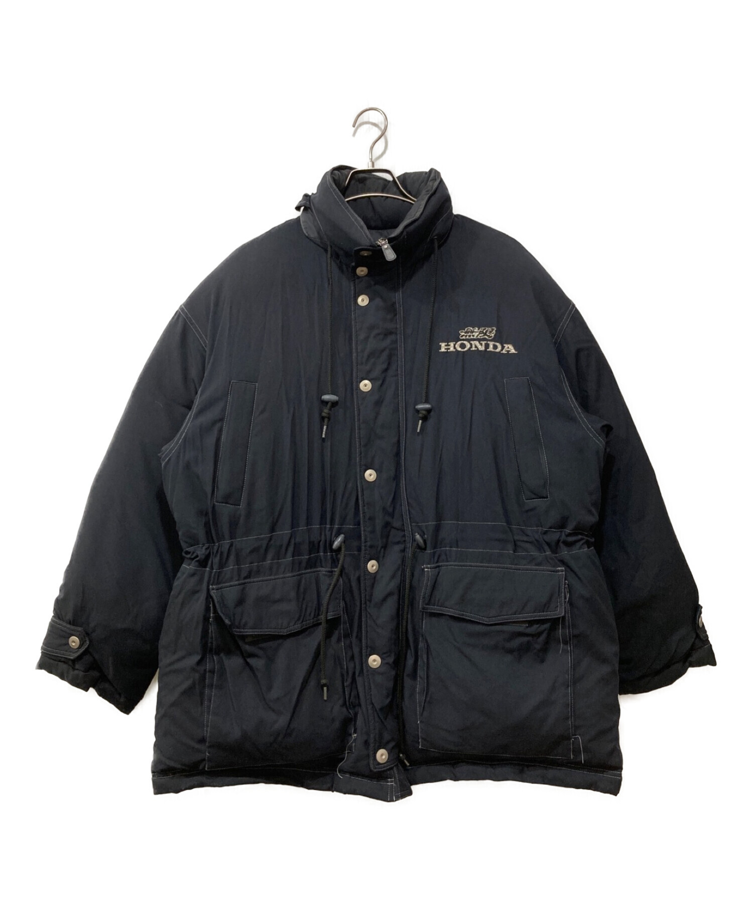 染みあり 無限HONDA ダウンジャケット ネイビー×ブラック Mサイズ 染みあり 無限HONDA ダウンジャケット ネイビー×ブラック Mサイズ 2026