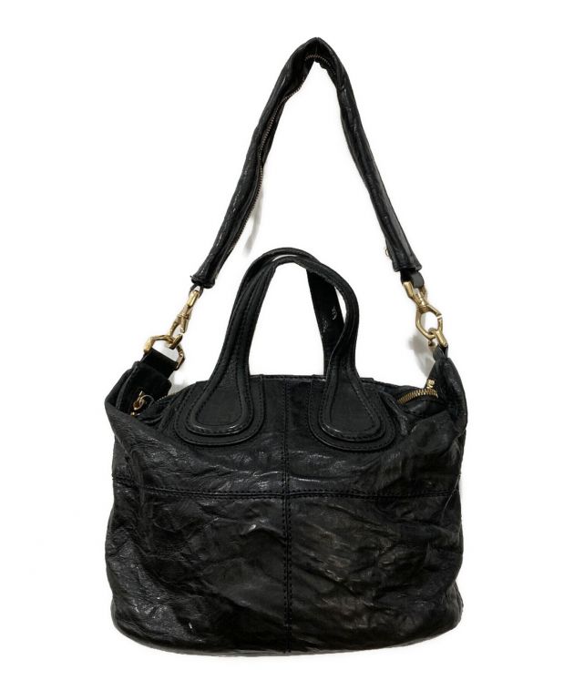 GIVENCHY ジバンシィ 黒2way ナイチンゲール ハンドバッグ ジバンシィナイチンゲール 2WAYバッグ 黒 ユニセックス ハンドバッグ