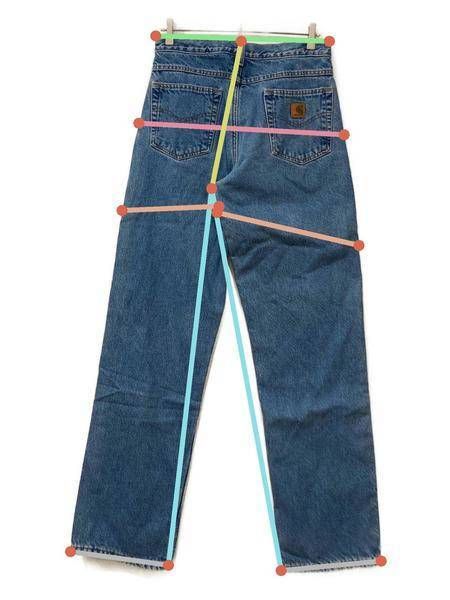 中古・古着通販】CarHartt (カーハート) デニムパンツ インディゴ
