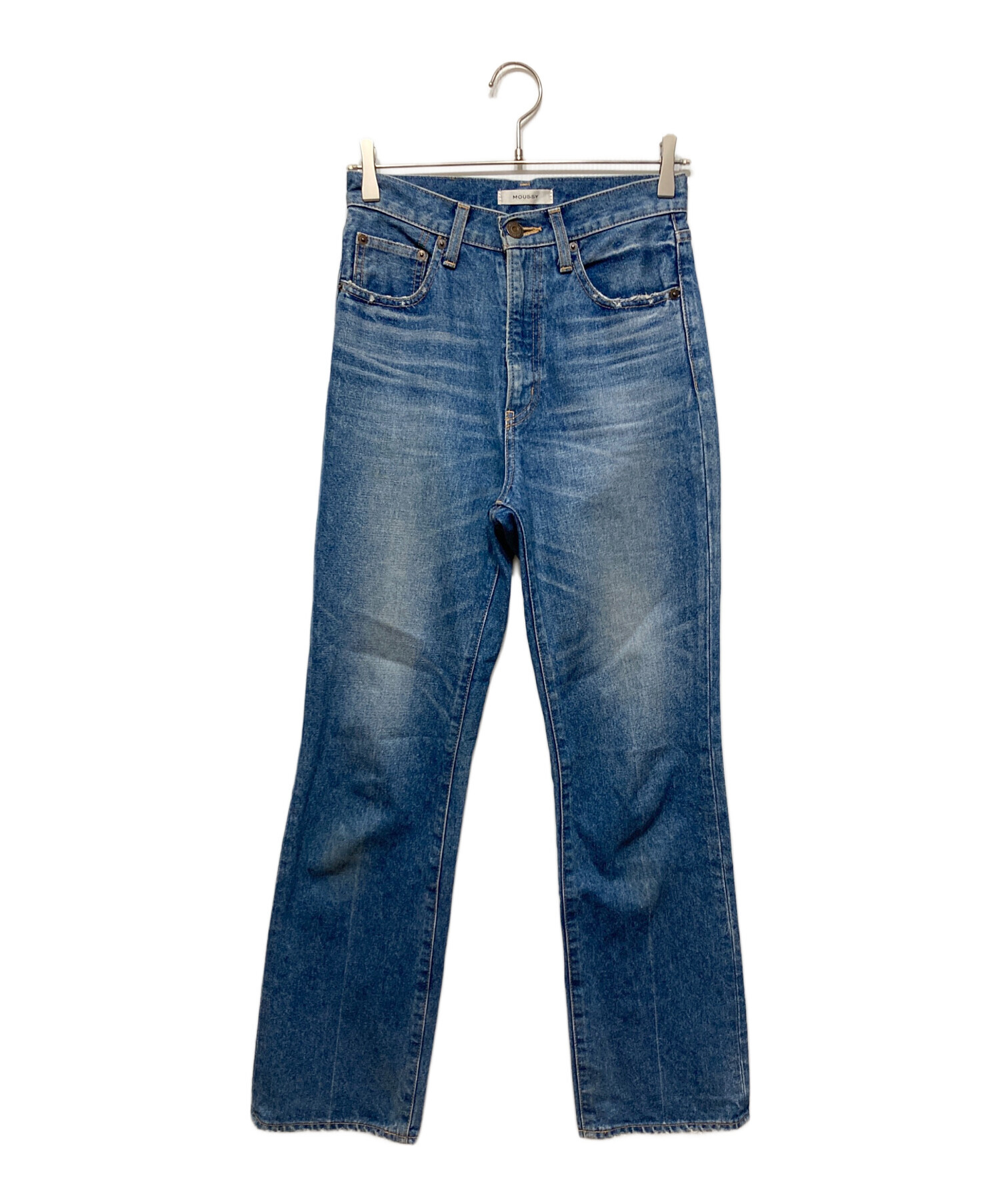 中古・古着通販】moussy (マウジー) GBL MV STRAIGHT FLARE ブルー  