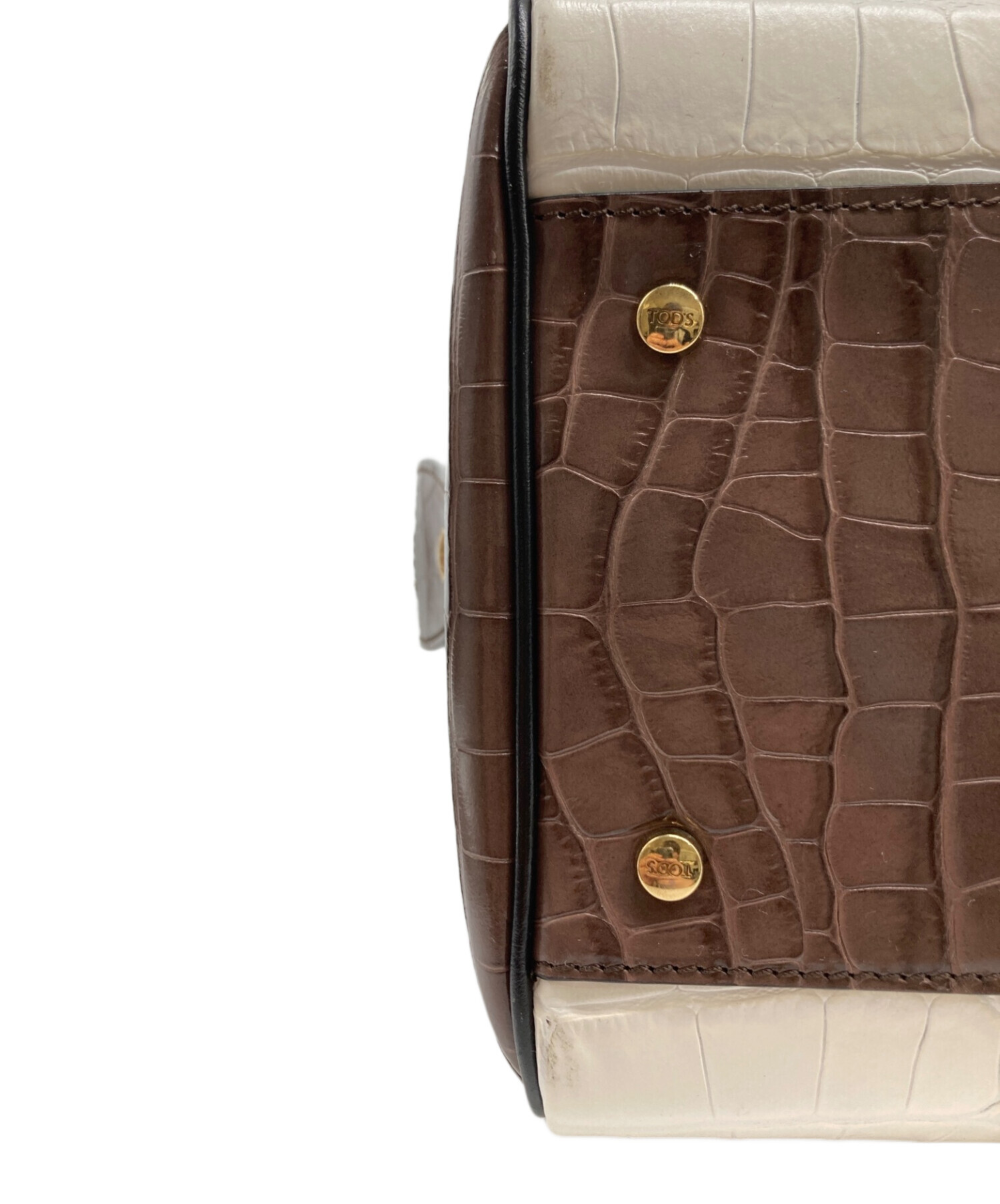 中古・古着通販】TOD'S (トッズ) クロコ型押し2WAYショルダーバッグ