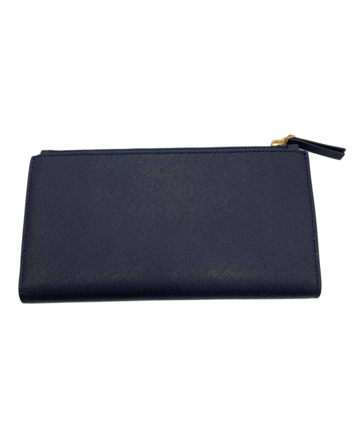 中古・古着通販】TORY BURCH (トリーバーチ) 二つ折り長財布 ネイビー 