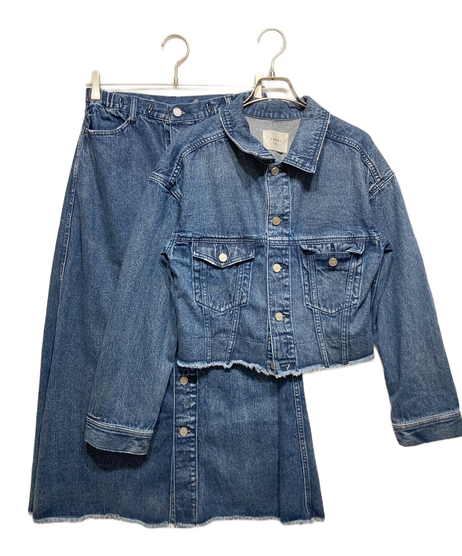 中古・古着通販】Ameri (アメリ) 4WAYデニムドレスコート インディゴ  