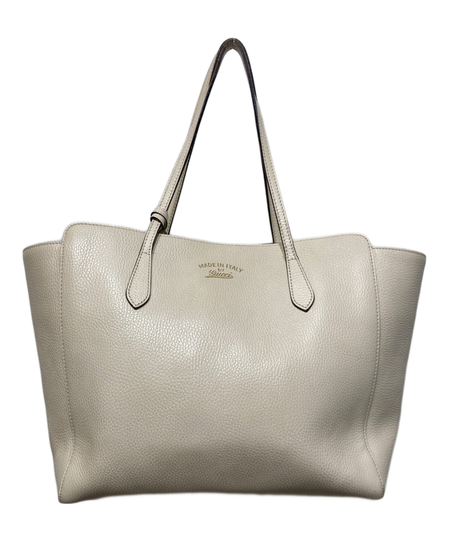 中古・古着通販】GUCCI (グッチ) スウィングトートバッグ ホワイト 