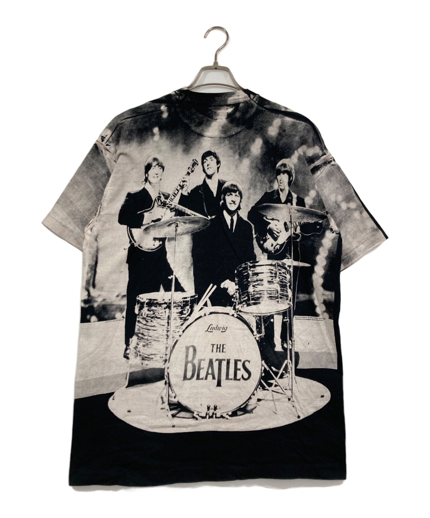 中古・古着通販】THE BEATLES (ビートルズ) Tシャツ ブラック サイズ 