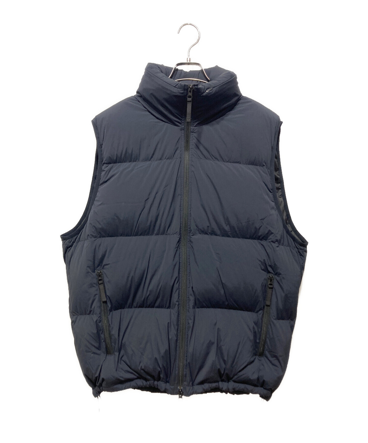 DANTON ダウンベスト ネイビー 42 DANTON ダントン ナイロンベスト