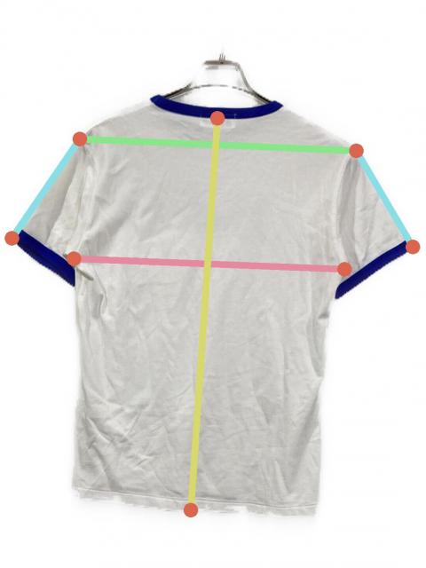 中古・古着通販】BoTT (ボット) リンガーTシャツ ホワイト サイズ:Ⅿ