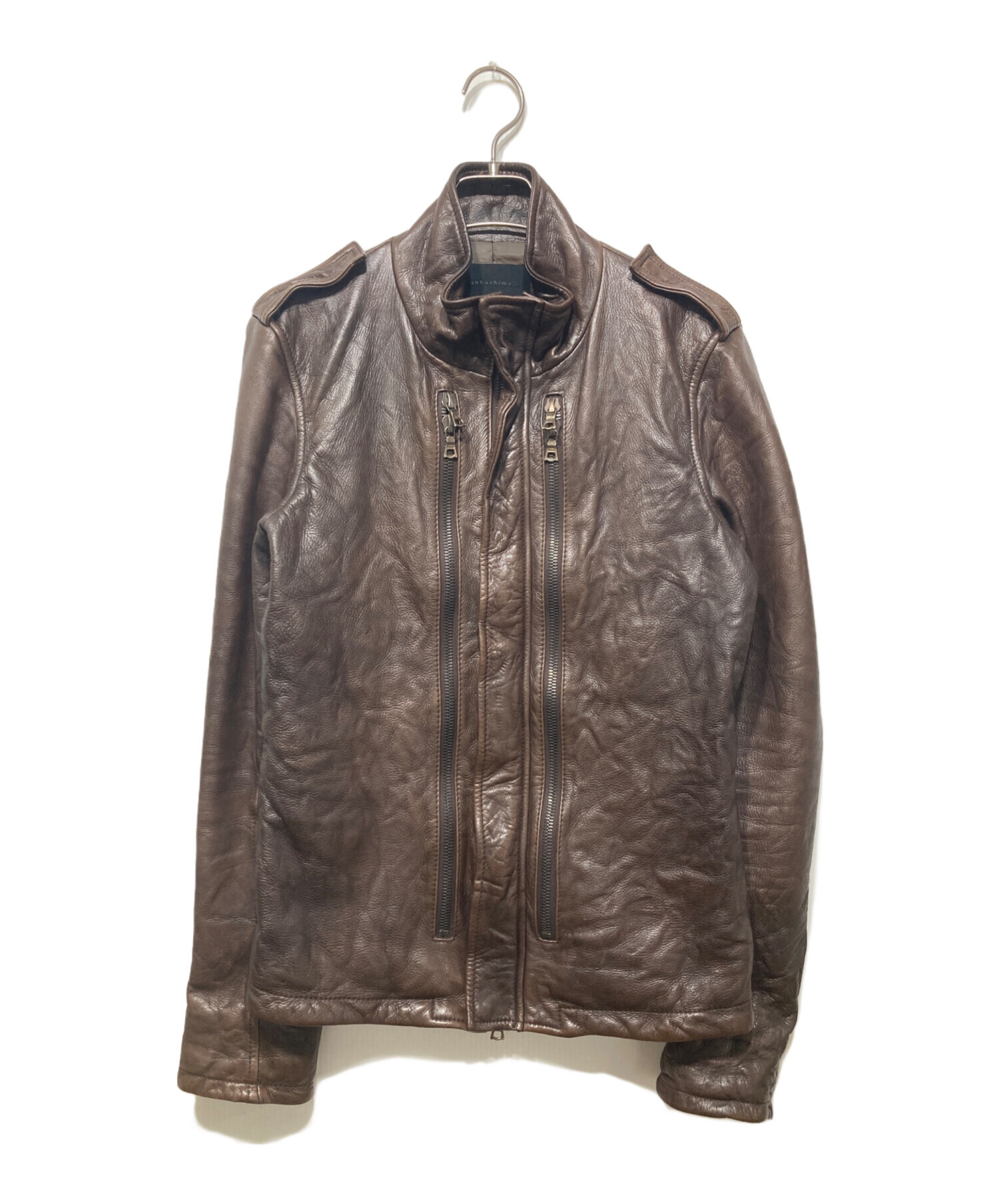 中古・古着通販】junhashimoto (ジュンハシモト) レザージャケット