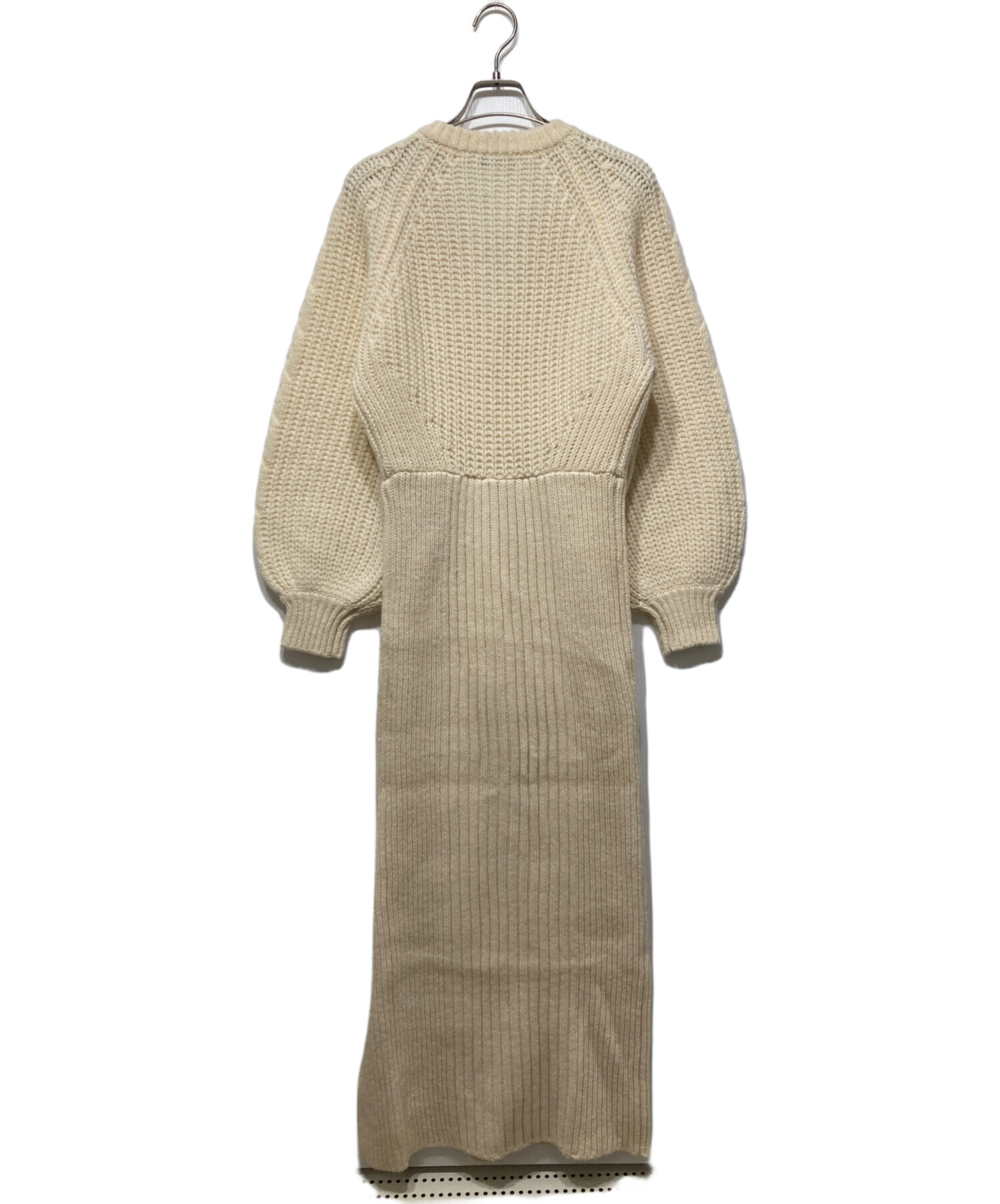 ロザリームーン Balloon Sleeve Cable Dress Sleeve Balloon Cable by