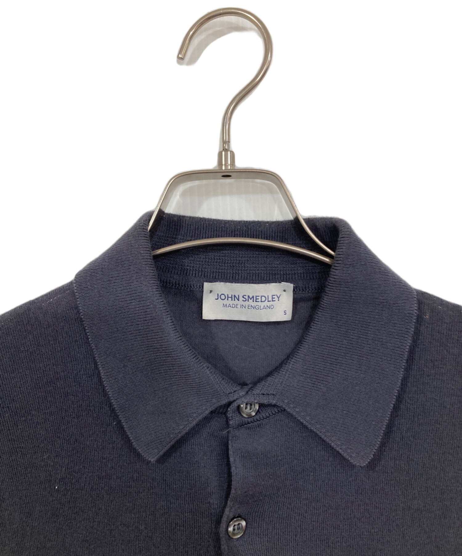 JOHN SMEDLEY グレー 半袖ポロシャツ　古着　緑タグ JOHN SMEDLEY グレー 半袖ポロシャツ 古着 緑タグ - メルカリ