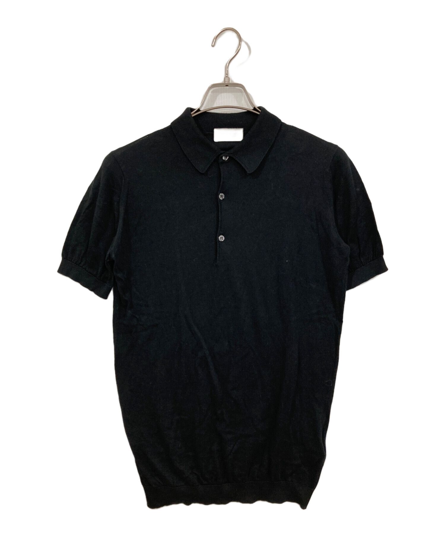 JOHN SMEDLEY ブラック 黒 ポロシャツ S