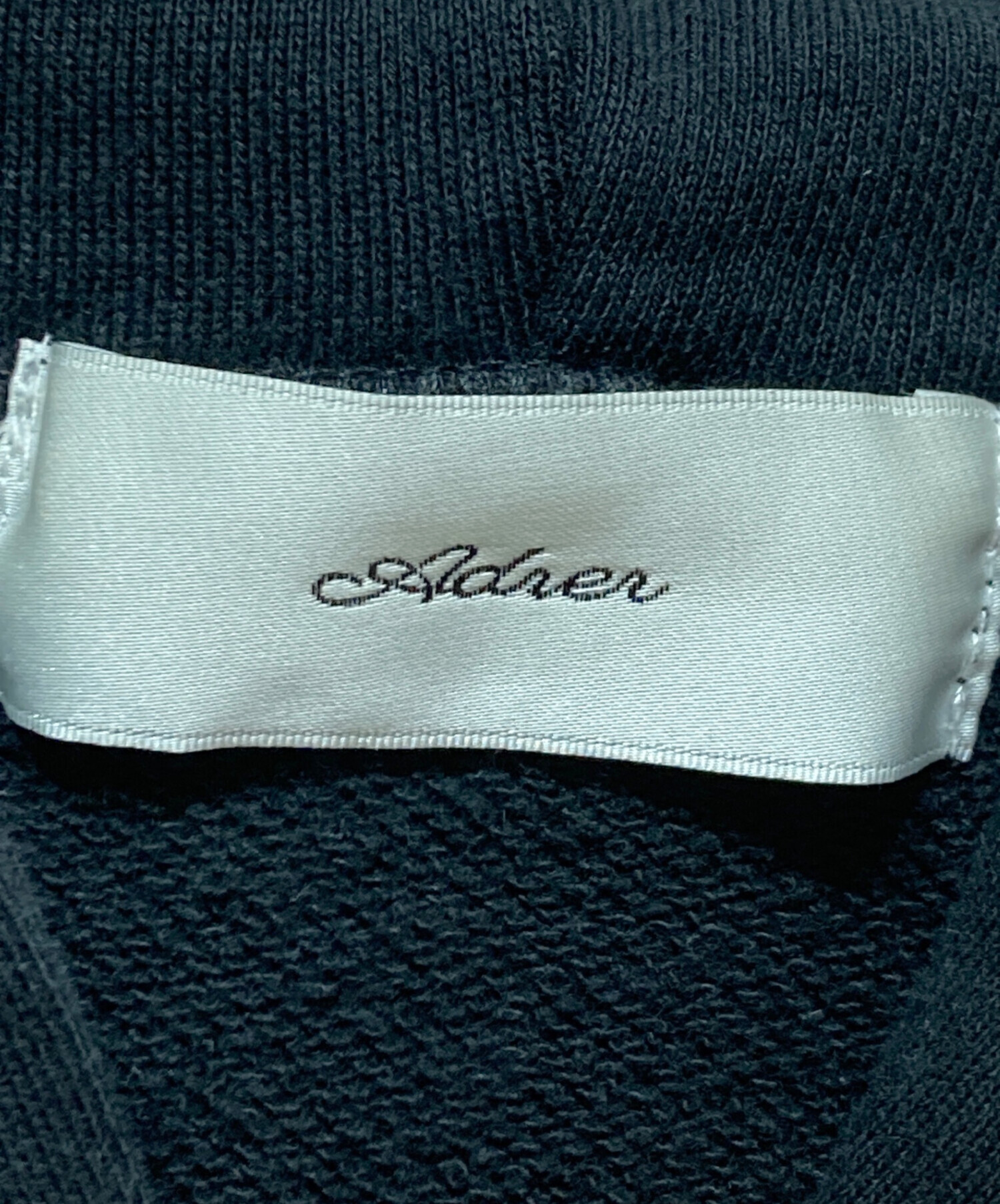 中古・古着通販】ADRER (アドラー) 刺繍パーカー ブラック サイズ:Ⅿ 