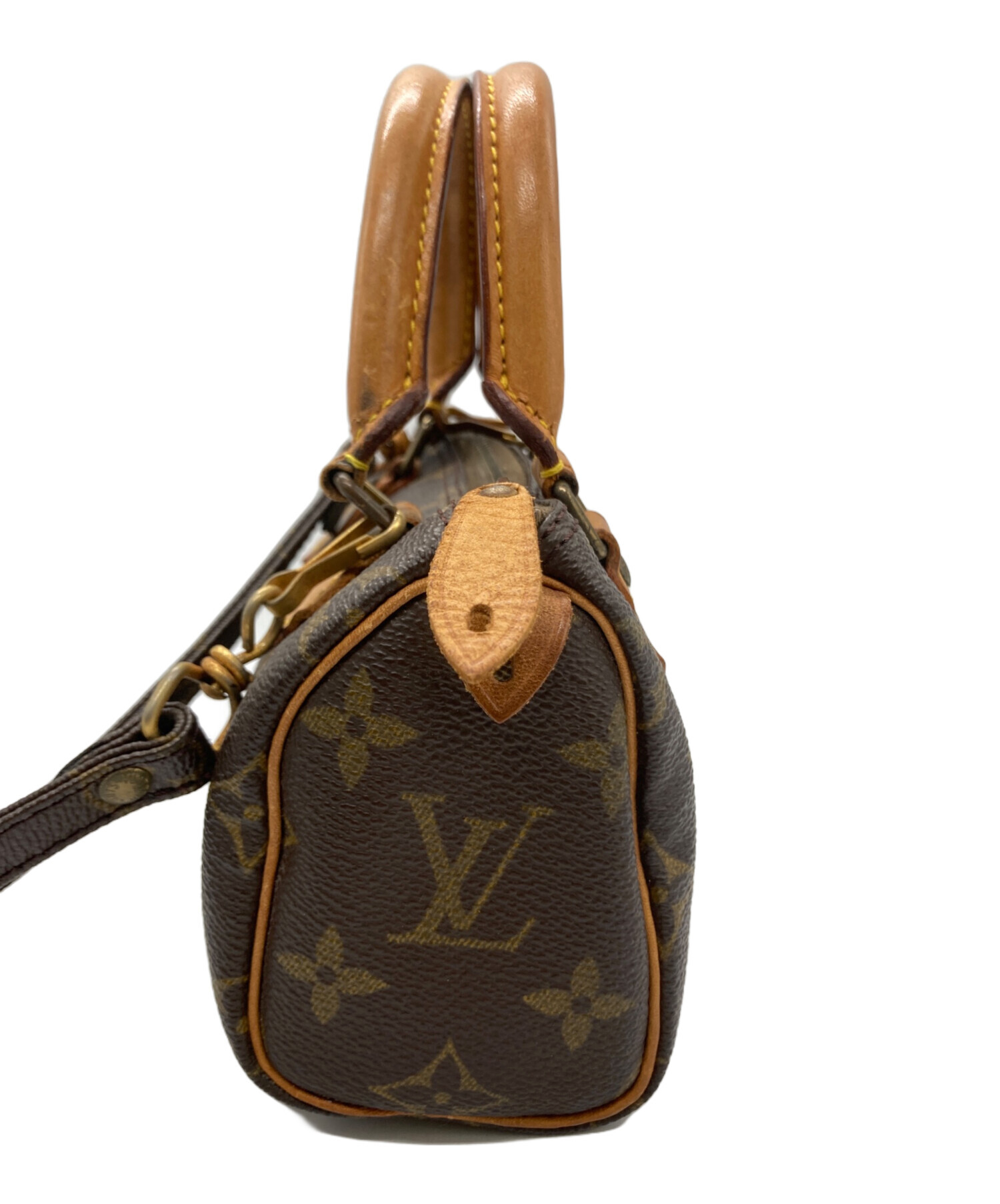 Louis Vuitton ショルダーバッグ ブラウン 中古・古着通販】LOUIS VUITTON (ルイ ヴィトン) ショルダーバッグ