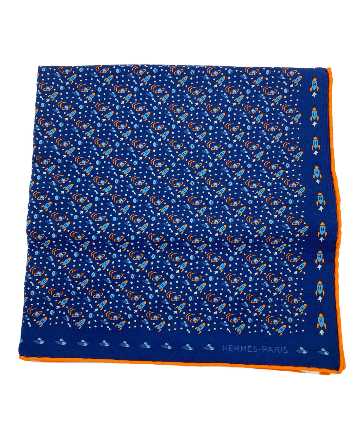 【未使用 】HERMES プチカレ 中古・古着通販】HERMES (エルメス) プチカレ ネイビー｜ブランド