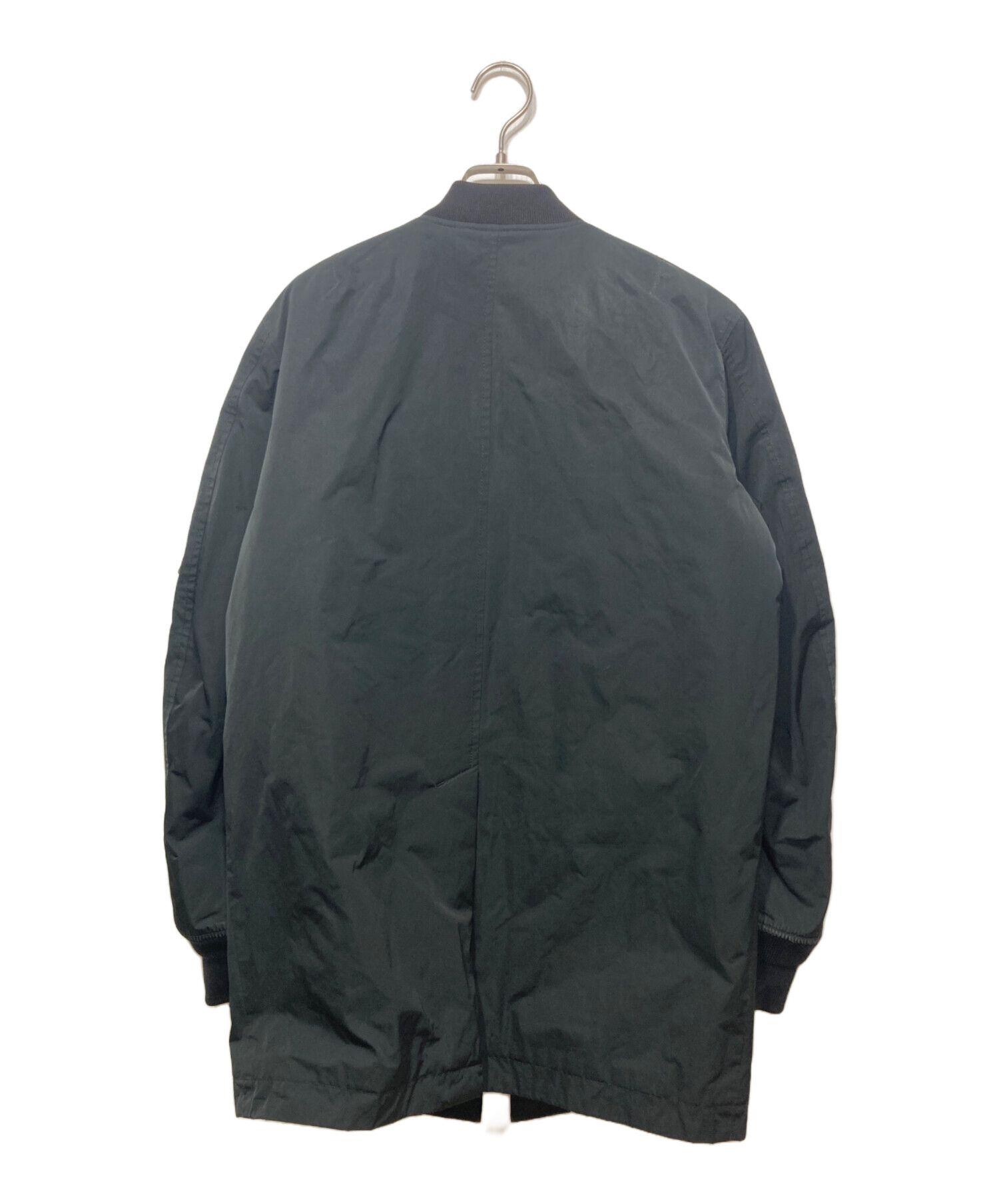 中古・古着通販】DIESEL (ディーゼル) ロングMA-1ジャケット ブラック 