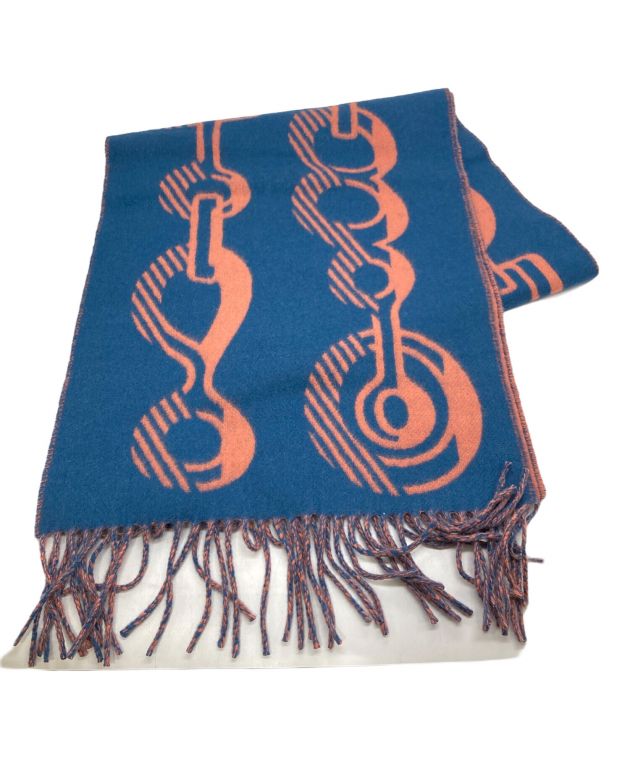 中古・古着通販】HERMES (エルメス) フリンジカシミヤマフラー