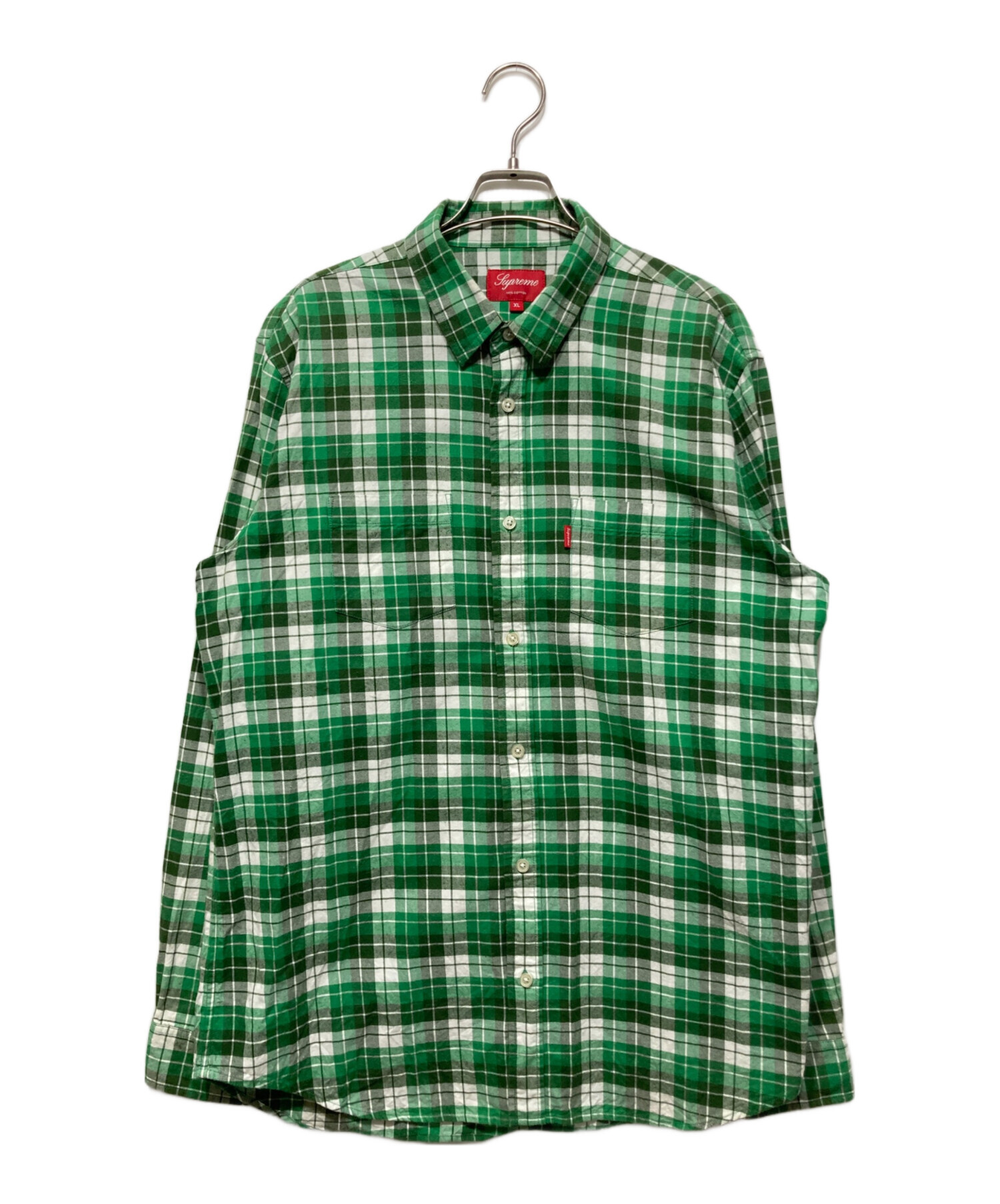 期間限定セール中‼︎Supreme チェックネルシャツ L シュプリーム x ヒステリックグラマー☆チェックネルシャツ (Supreme