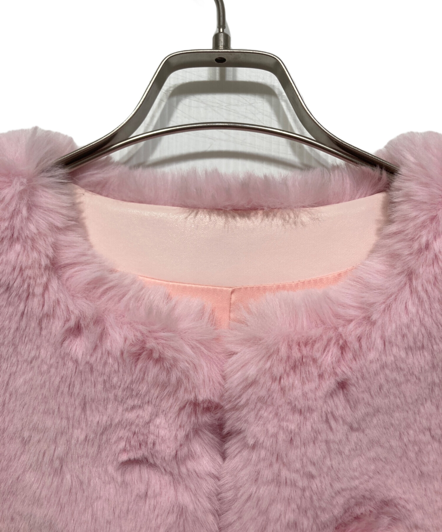 中古・古着通販】LEMONPLET (レモンプレット) FAUX FUR KUN LONG VEST 