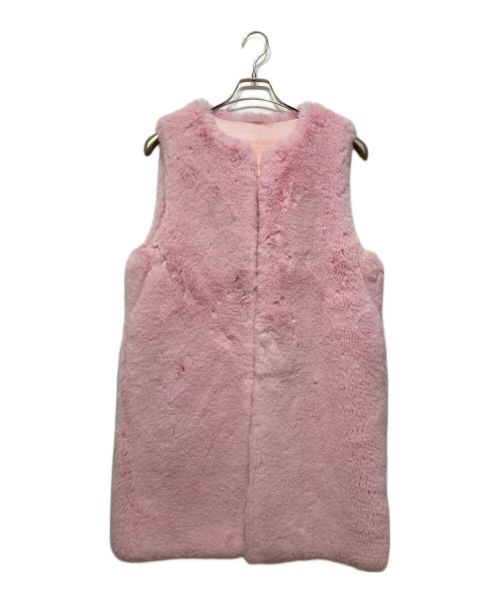 中古・古着通販】LEMONPLET (レモンプレット) FAUX FUR KUN LONG VEST 