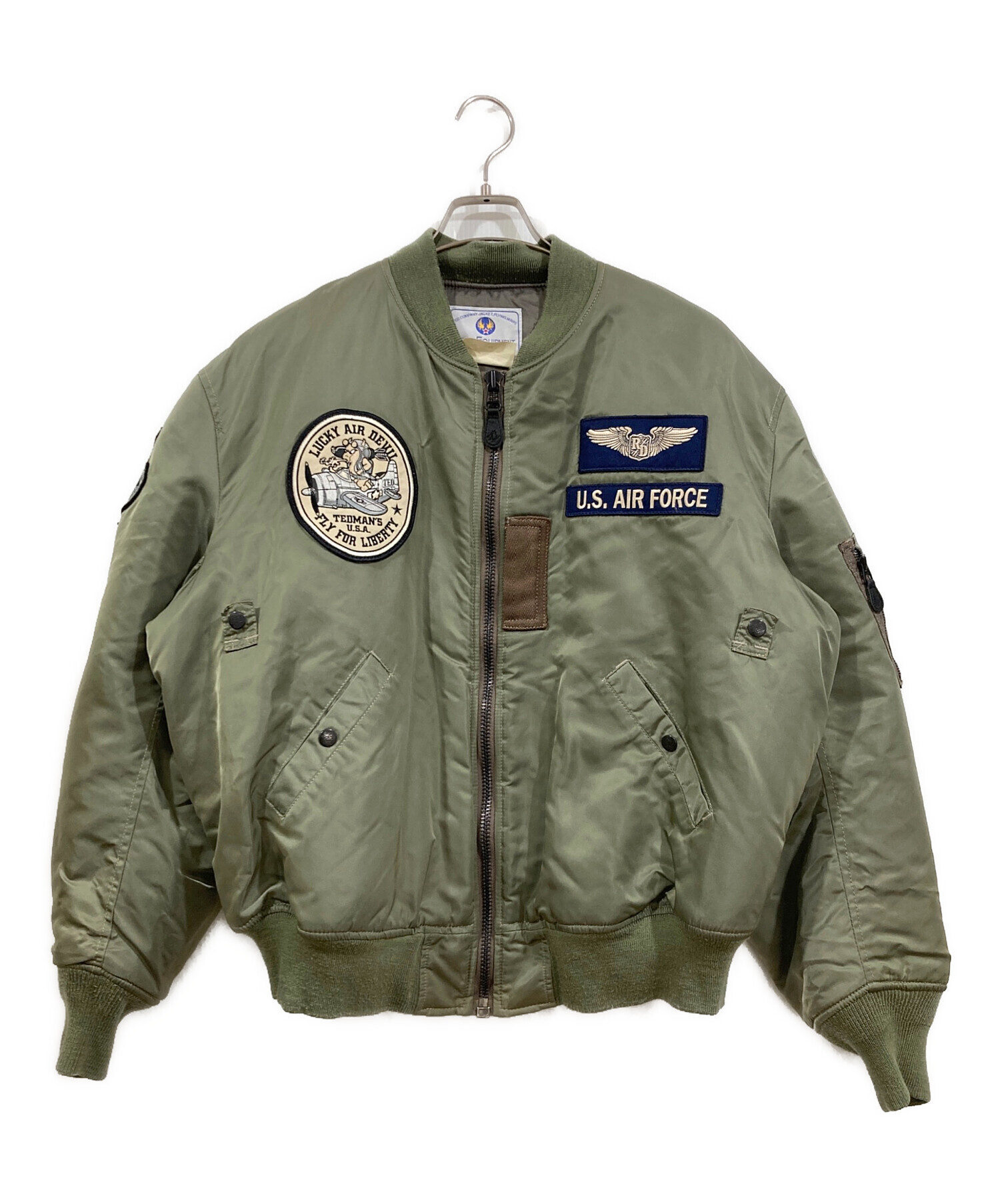 中古・古着通販】TED COMPANY (テッドカンパニー) ワッペン付きMA-1