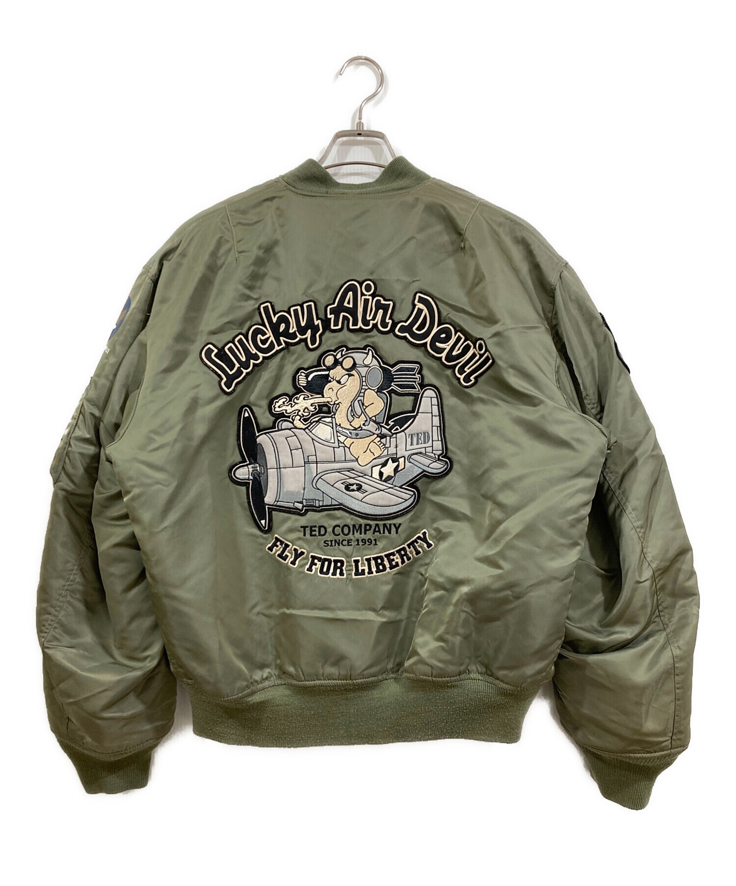 中古・古着通販】TED COMPANY (テッドカンパニー) ワッペン付きMA-1