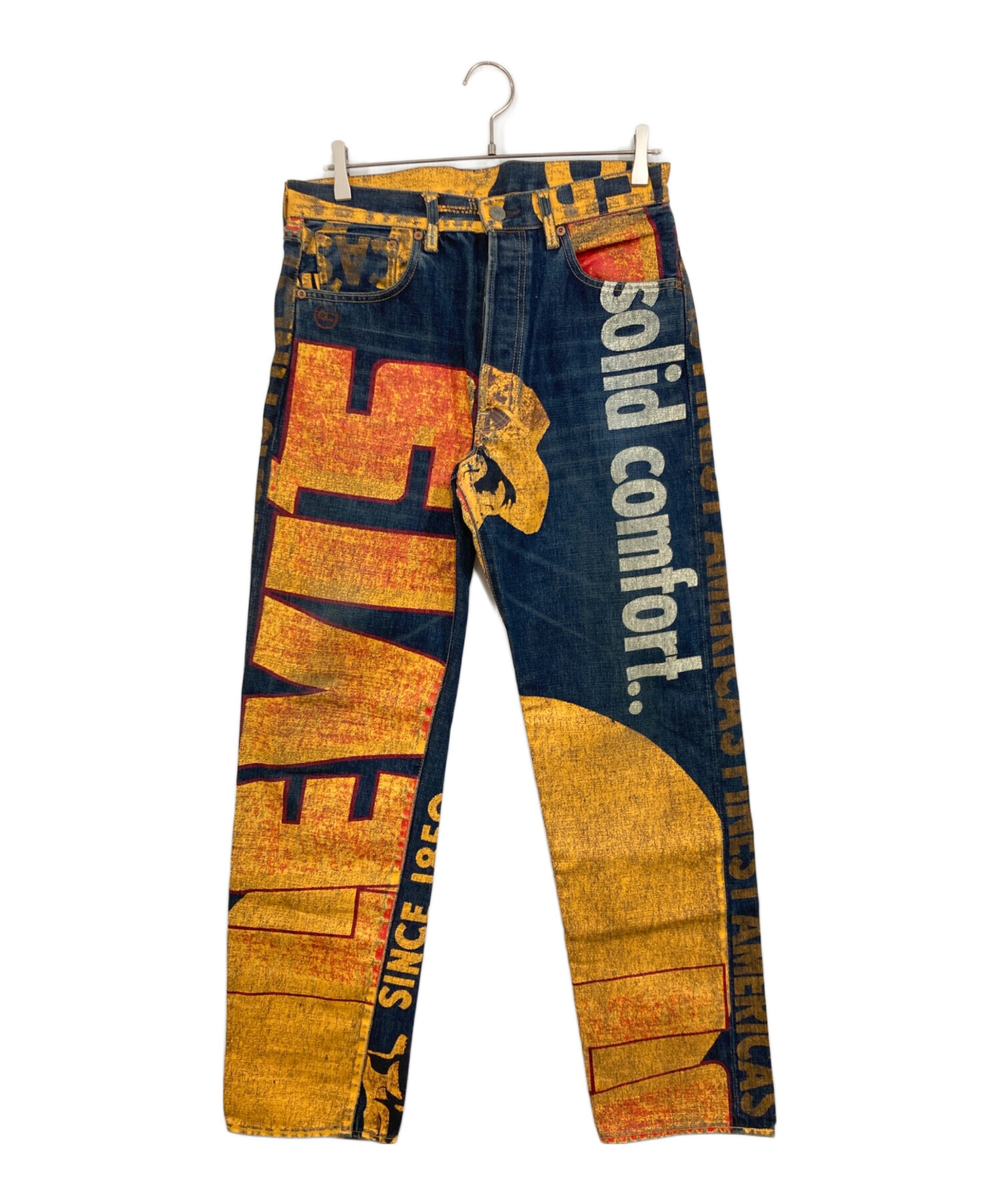 中古・古着通販】LEVI'S (リーバイス) 501XXバナープリントデニム