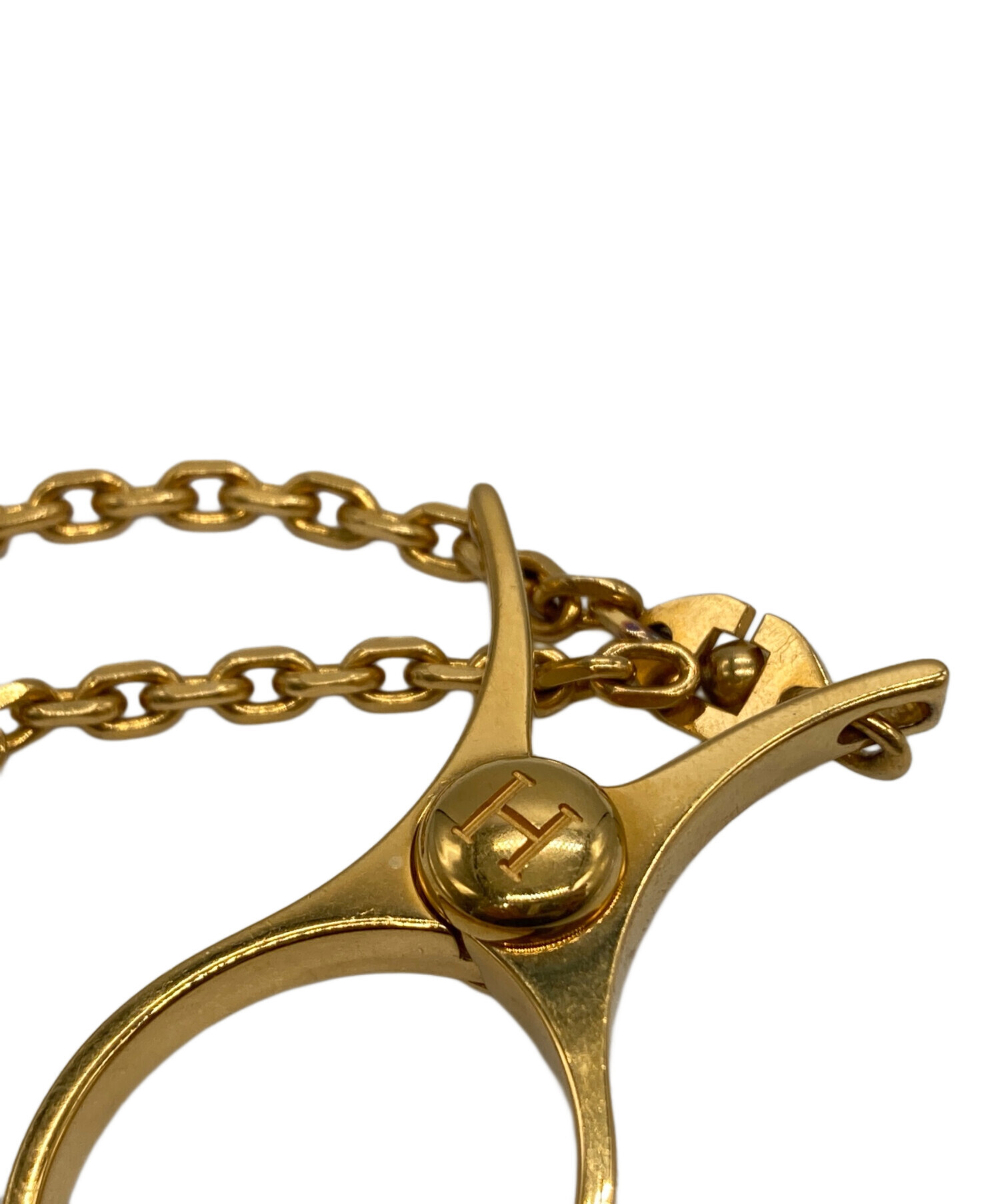 HERMES FILOU グローブホルダー ゴールド エルメス HERMES フィルー