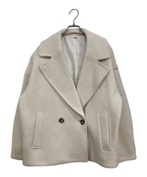 コラージュガリャルダガランテ　圧縮ウールコート アイボリー　23AW コラージュガリャルダガランテ 圧縮ウールコート アイボリー 23AW