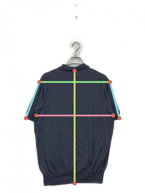 中古・古着通販】BATONER (バトナ―) 4SEASON WOOL POLO HALF SLEEVE