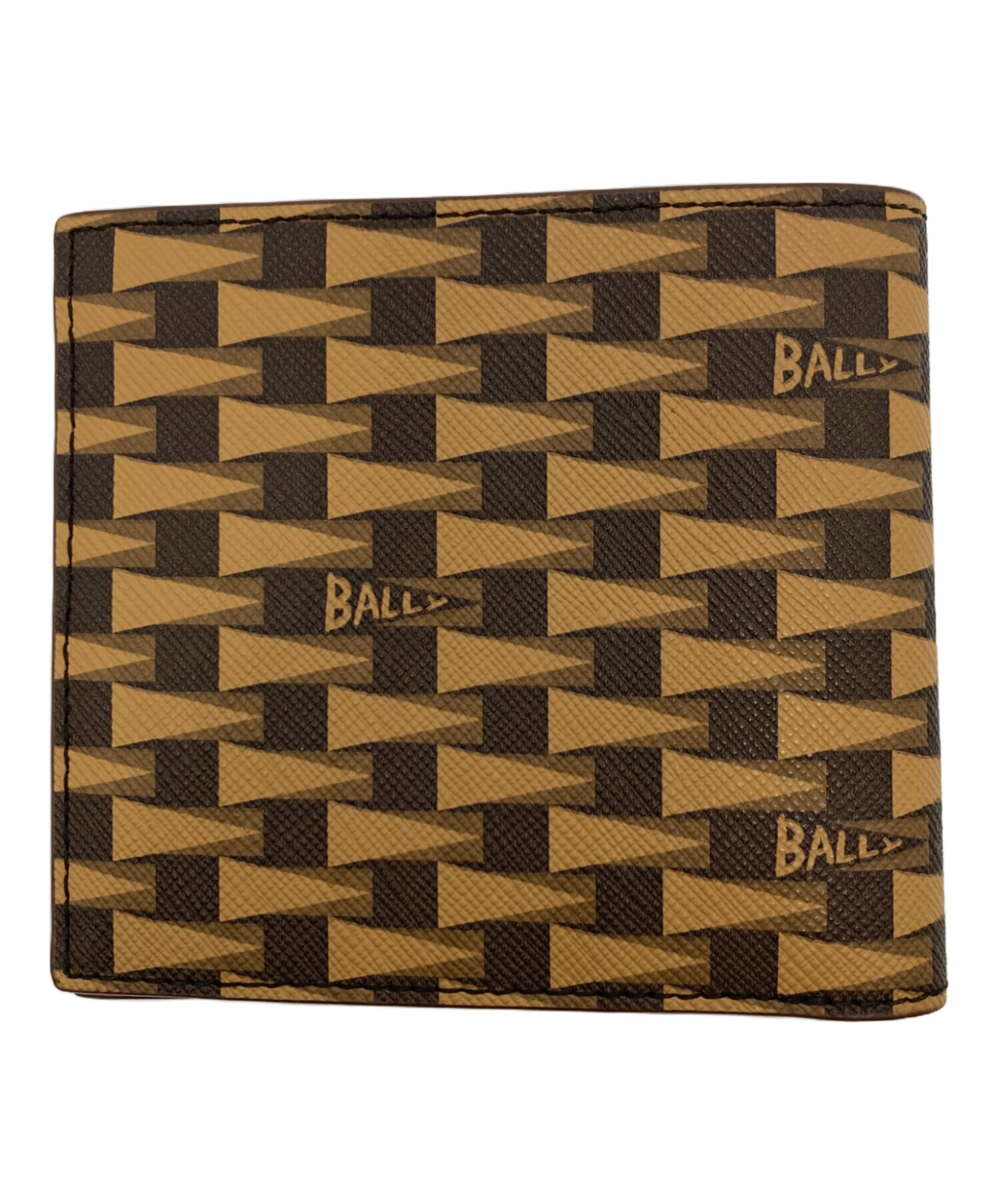 中古・古着通販】BALLY (バリー) 二つ折り札入れ/財布 ブラウン
