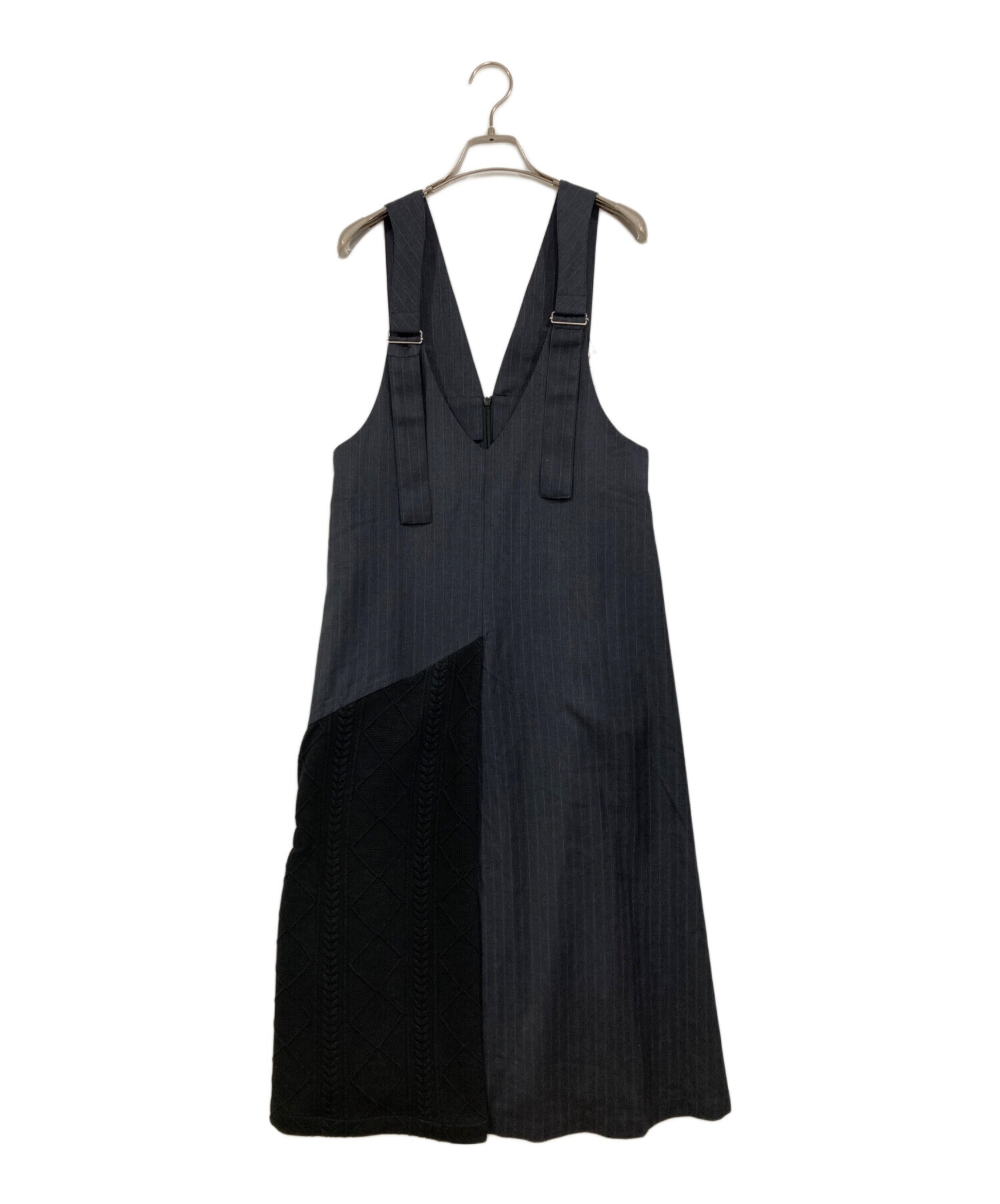 中古・古着通販】SUM1 STYLE (スミスタイル) ニット切替ジャンスカ 