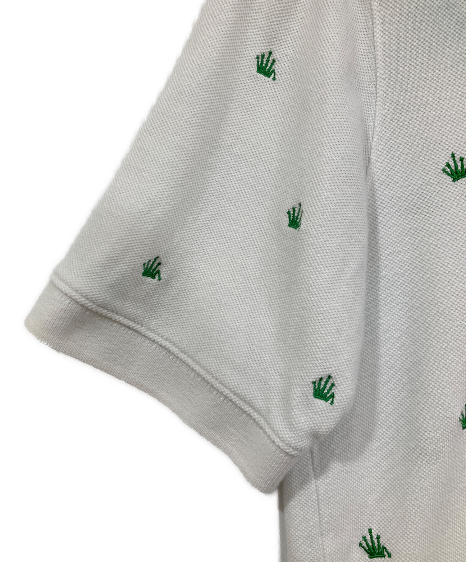 中古・古着通販】stussy (ステューシー) 王冠刺繍ポロシャツ ホワイト 