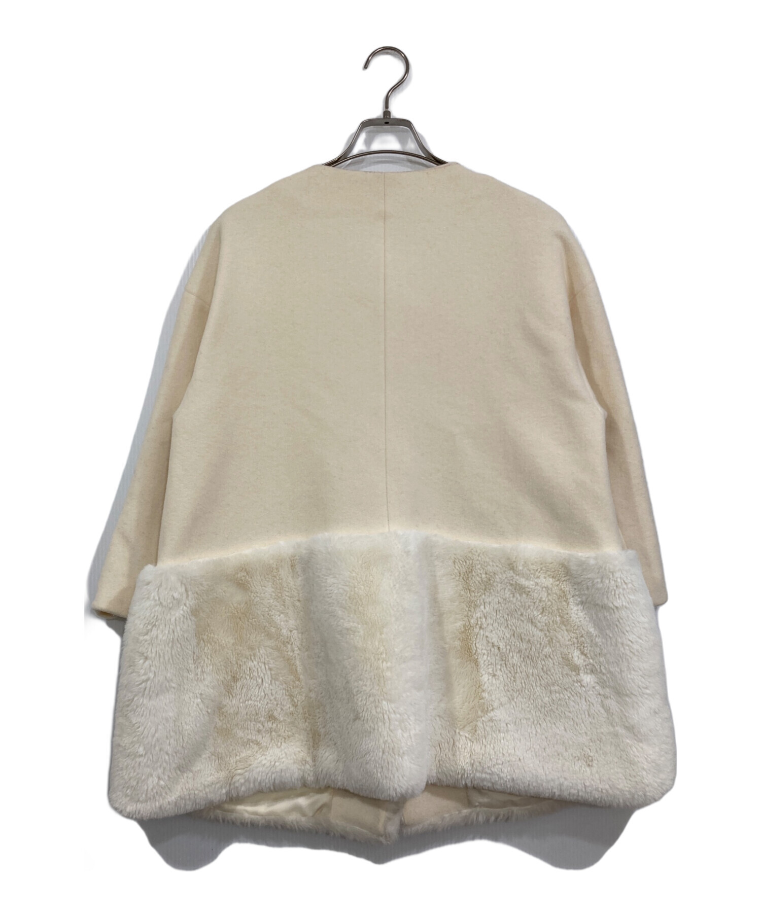 中古・古着通販】em. (エムドット) エコファーコート アイボリー