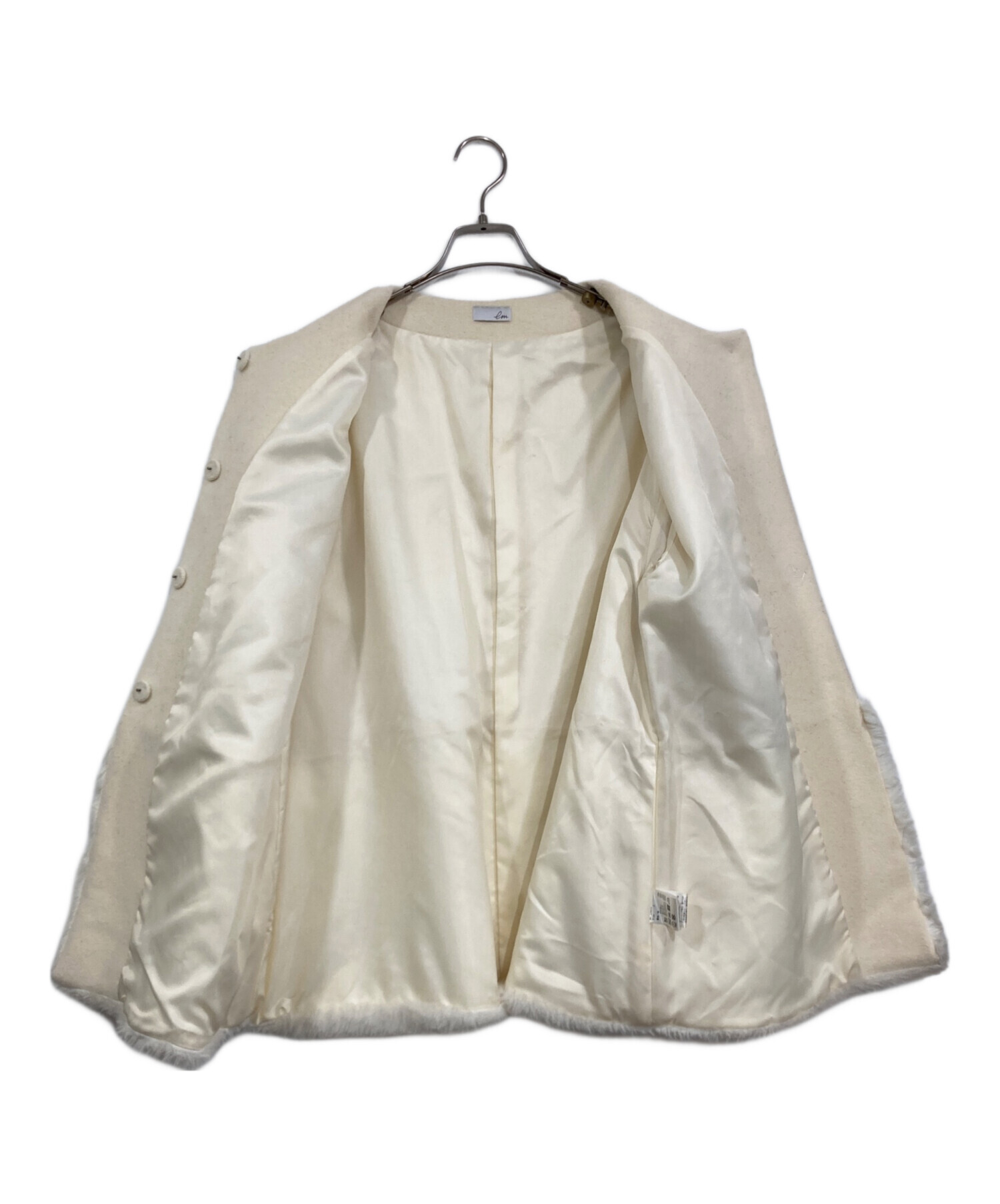 中古・古着通販】em. (エムドット) エコファーコート アイボリー