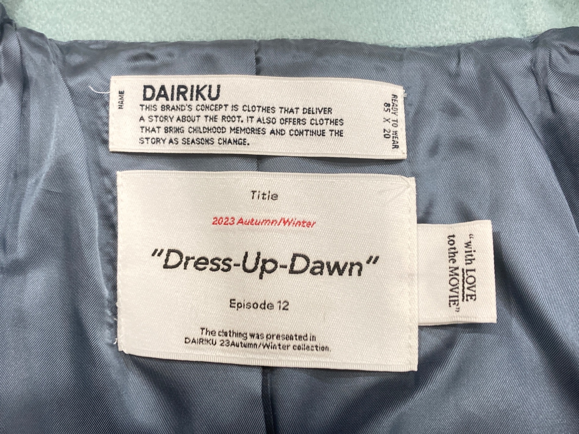 中古・古着通販】DAIRIKU (ダイリク) Velvet&Melton Oversized Donkey 
