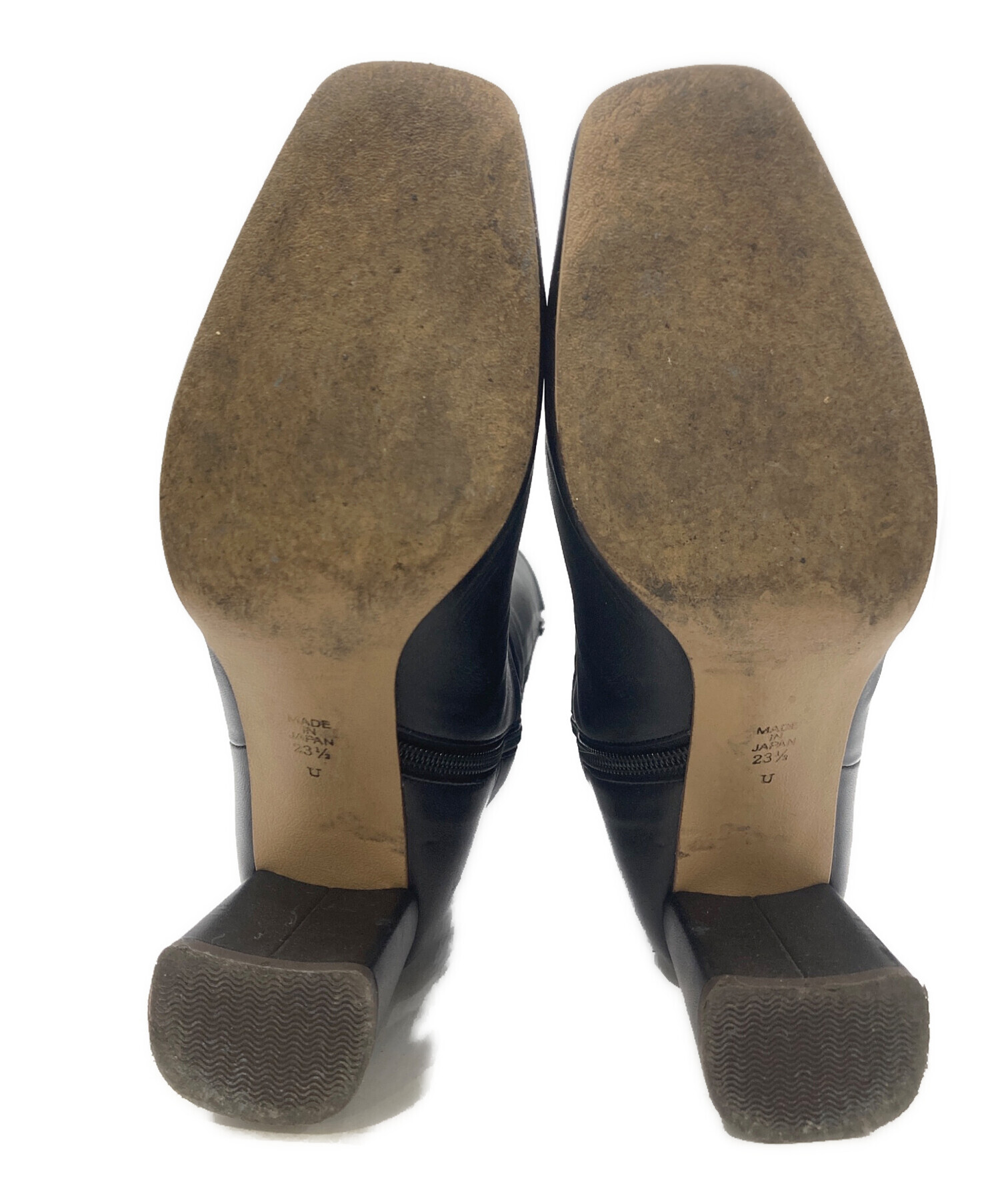 ☆中古☆ DIANA - 本革 ロング ブーツ - ブラック - 24cm Yahoo!オークション - ダイアナ DIANA ロングブーツ （ブラック