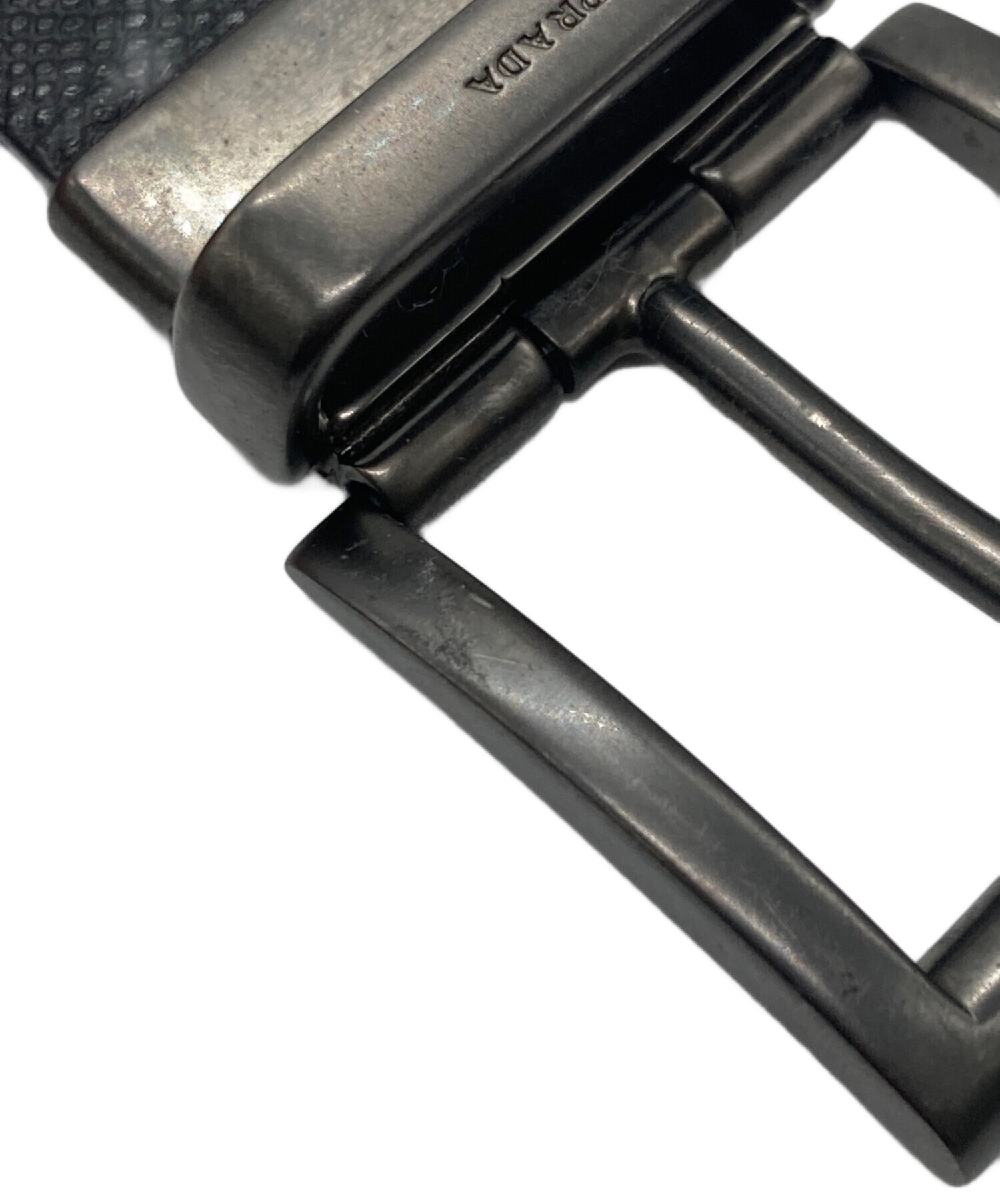 中古・古着通販】PRADA (プラダ) リバーシブルベルト ブラック