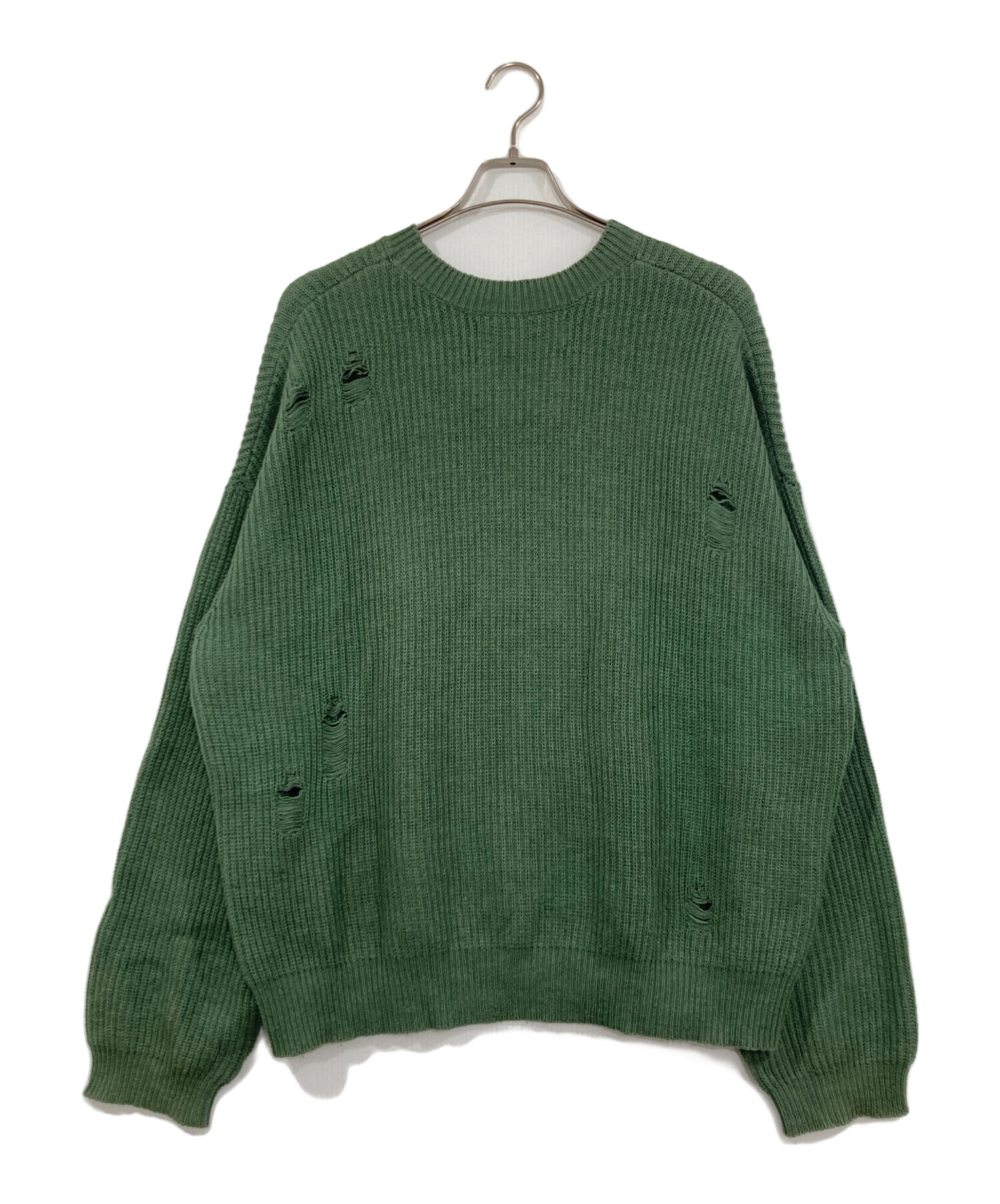 dairiku 20aw レイヤードダメージニット 中古・古着通販】DAIRIKU (ダイリク) レイヤードダメージニット