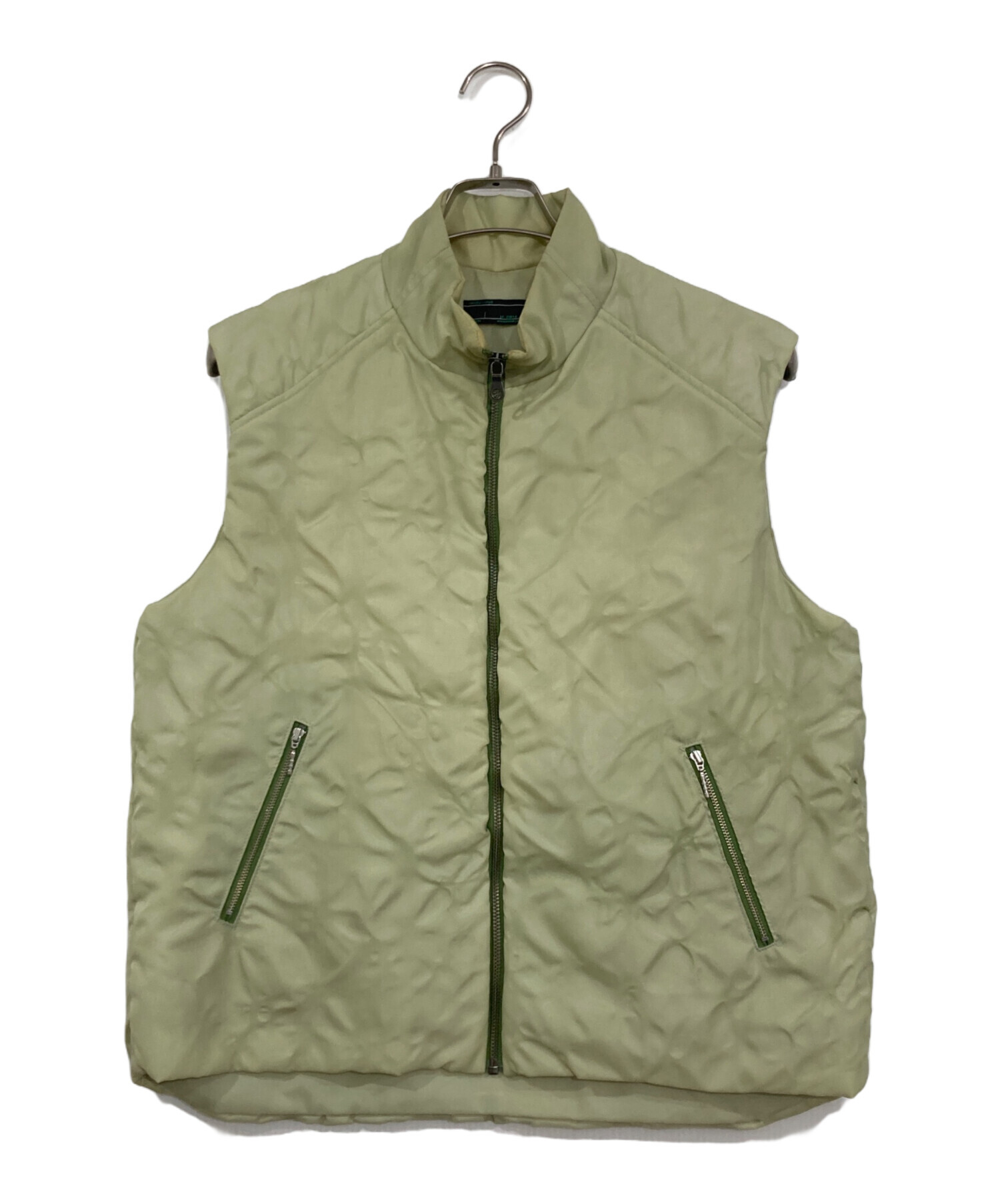 中古・古着通販】ryaw (リャウ) Leaf Vein Vest/ベスト グリーン