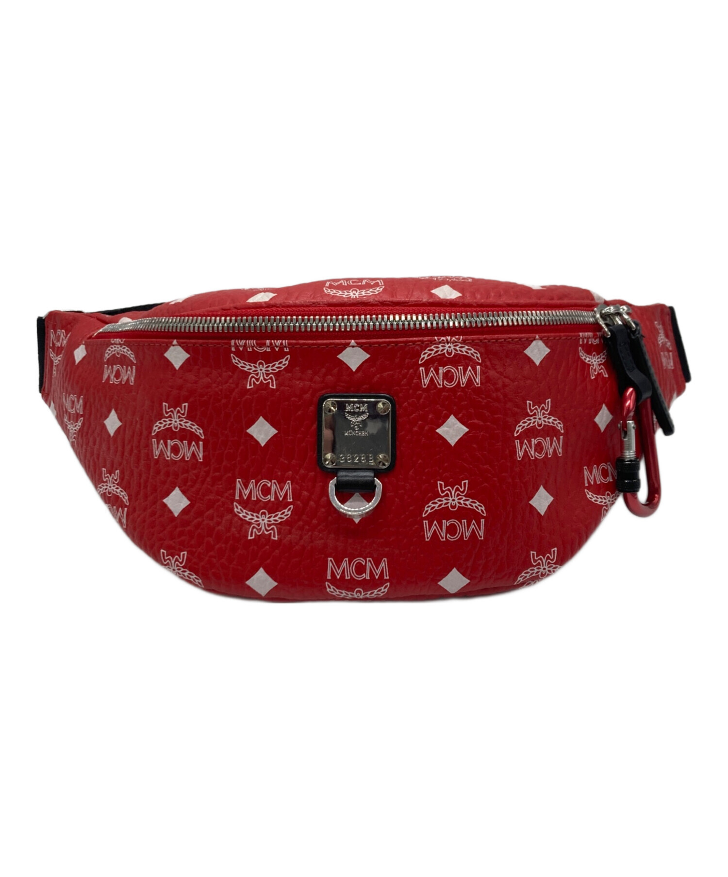 Mcm ウエストポーチ 中古・古着通販】MCM (エムシーエム) ウエストバッグ レッド｜ブランド