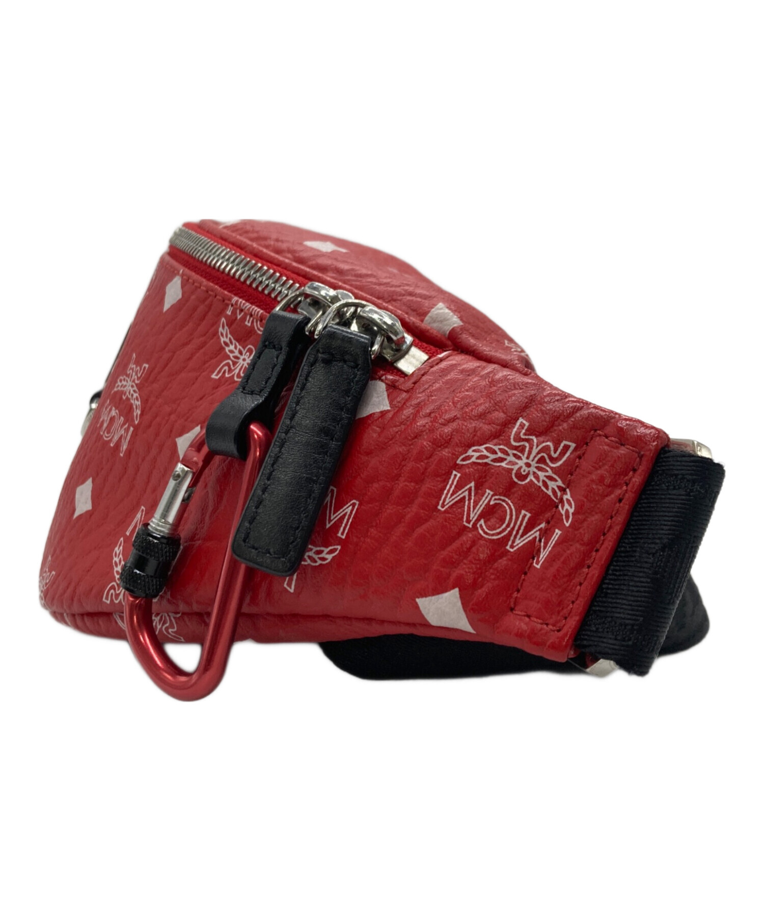 中古・古着通販】MCM (エムシーエム) ウエストバッグ レッド｜ブランド