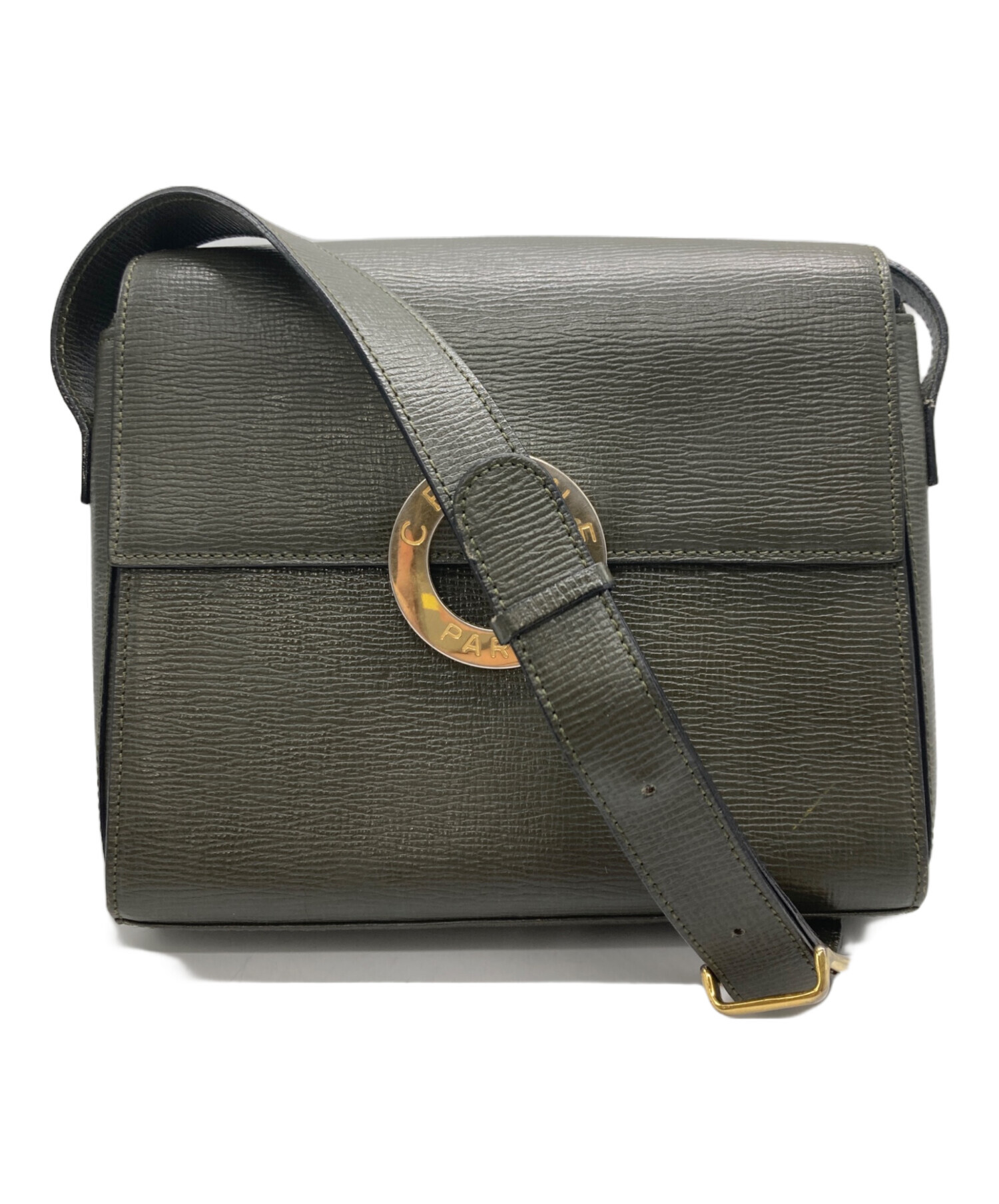中古・古着通販】CELINE (セリーヌ) オールドサークル金具ショルダー 