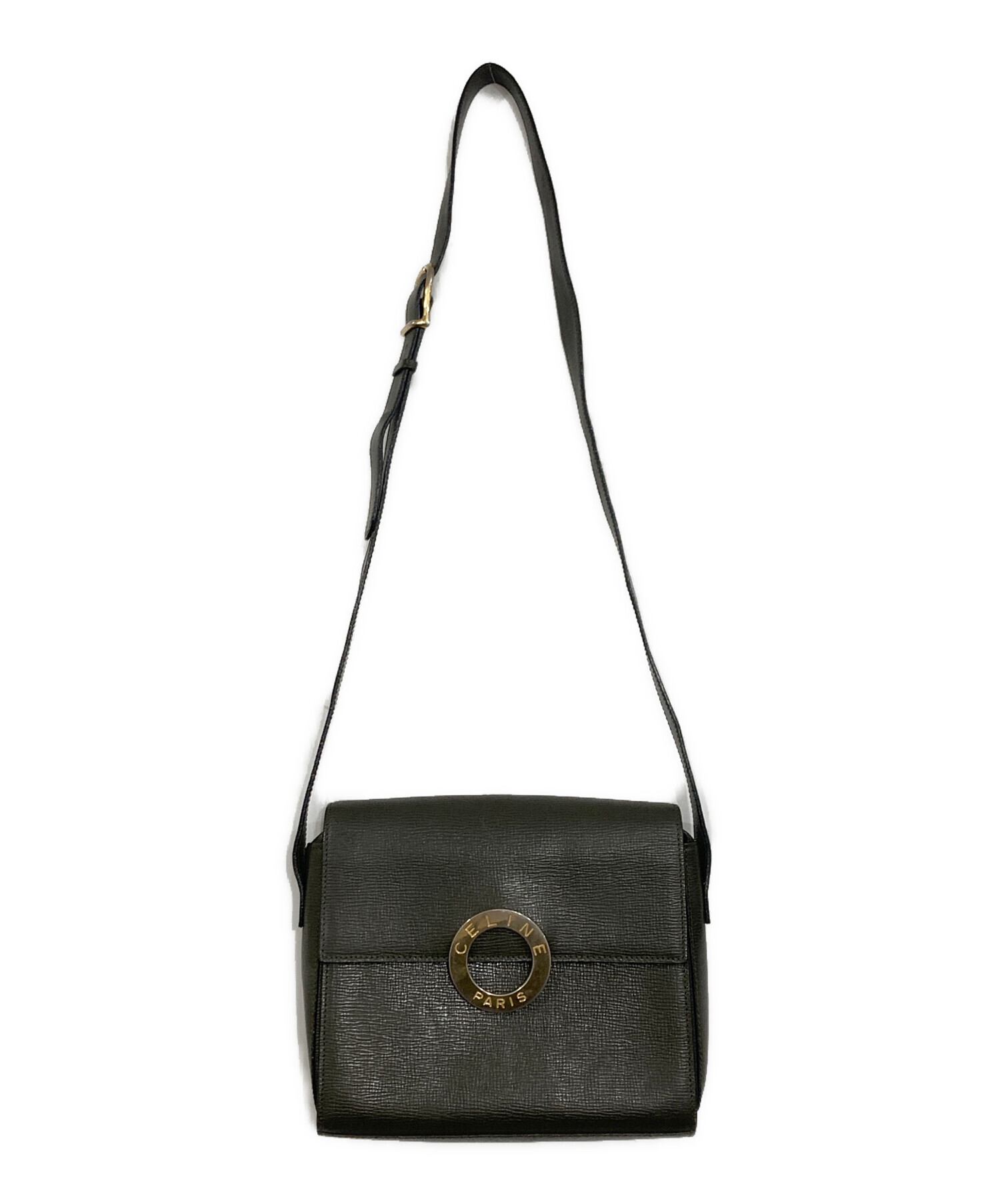中古・古着通販】CELINE (セリーヌ) オールドサークル金具ショルダー 