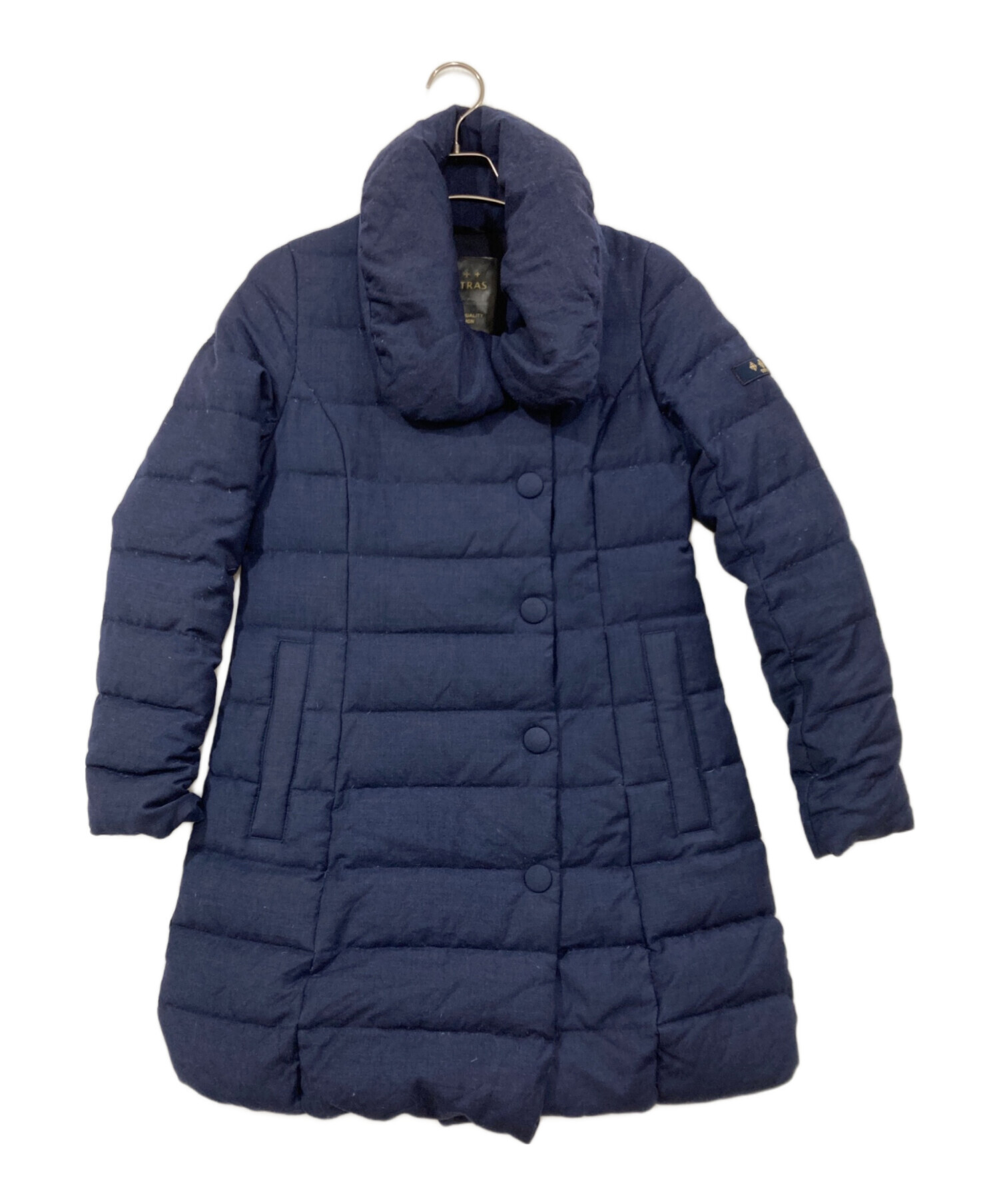 中古・古着通販】TATRAS (タトラス) ウールダウンコート ネイビー 
