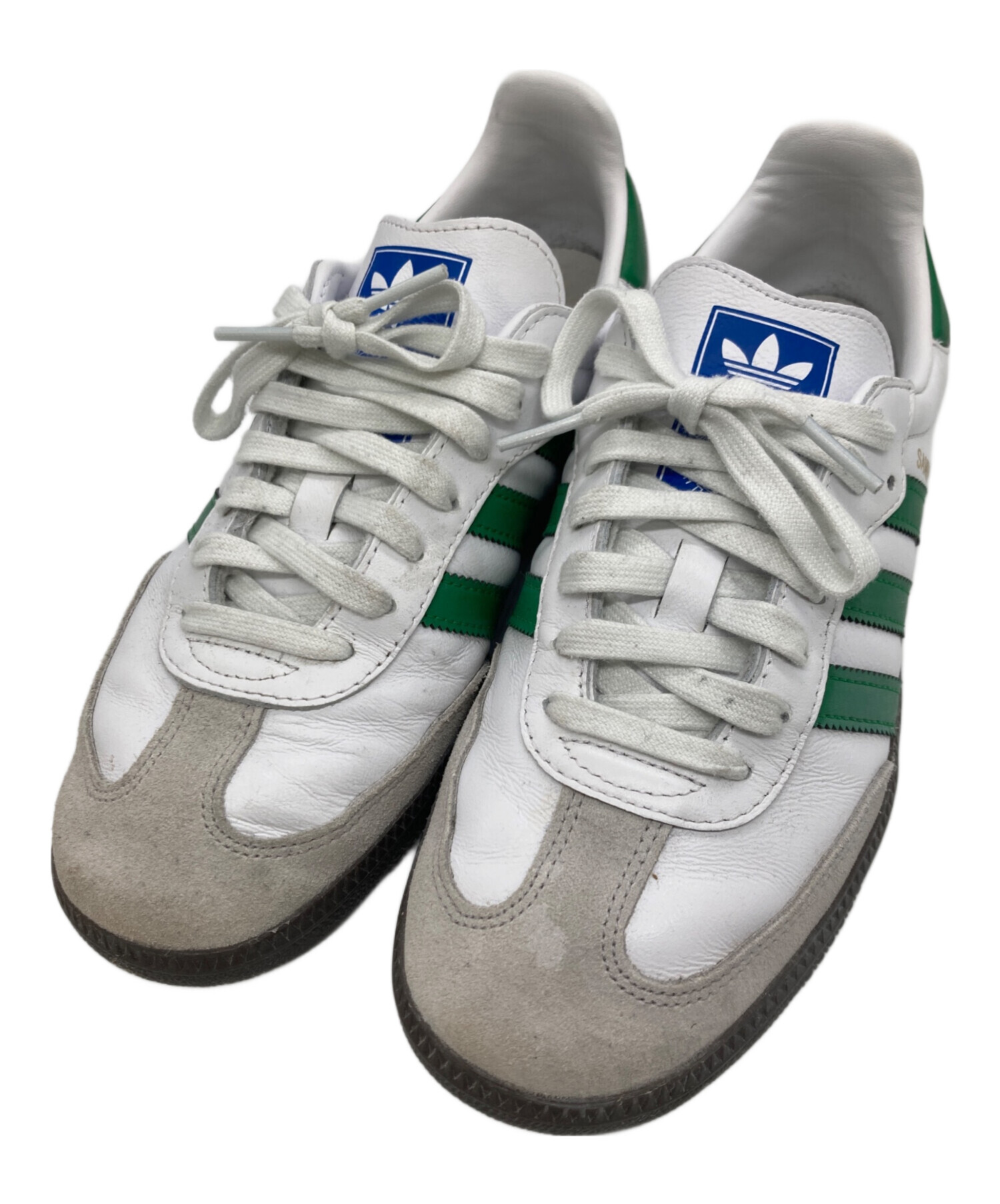 中古・古着通販】adidas (アディダス) サンバ OG グリーン×ホワイト 