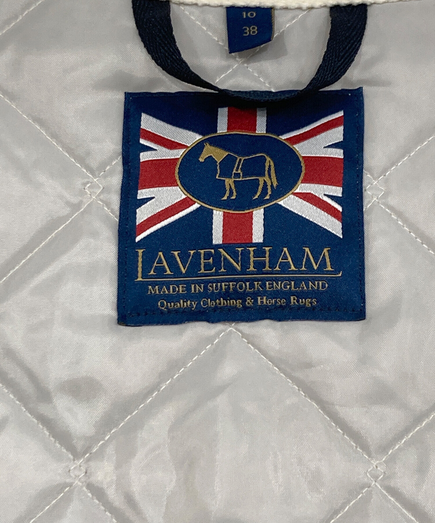 中古・古着通販】LAVENHAM (ラベンハム) キルティングベスト グレー
