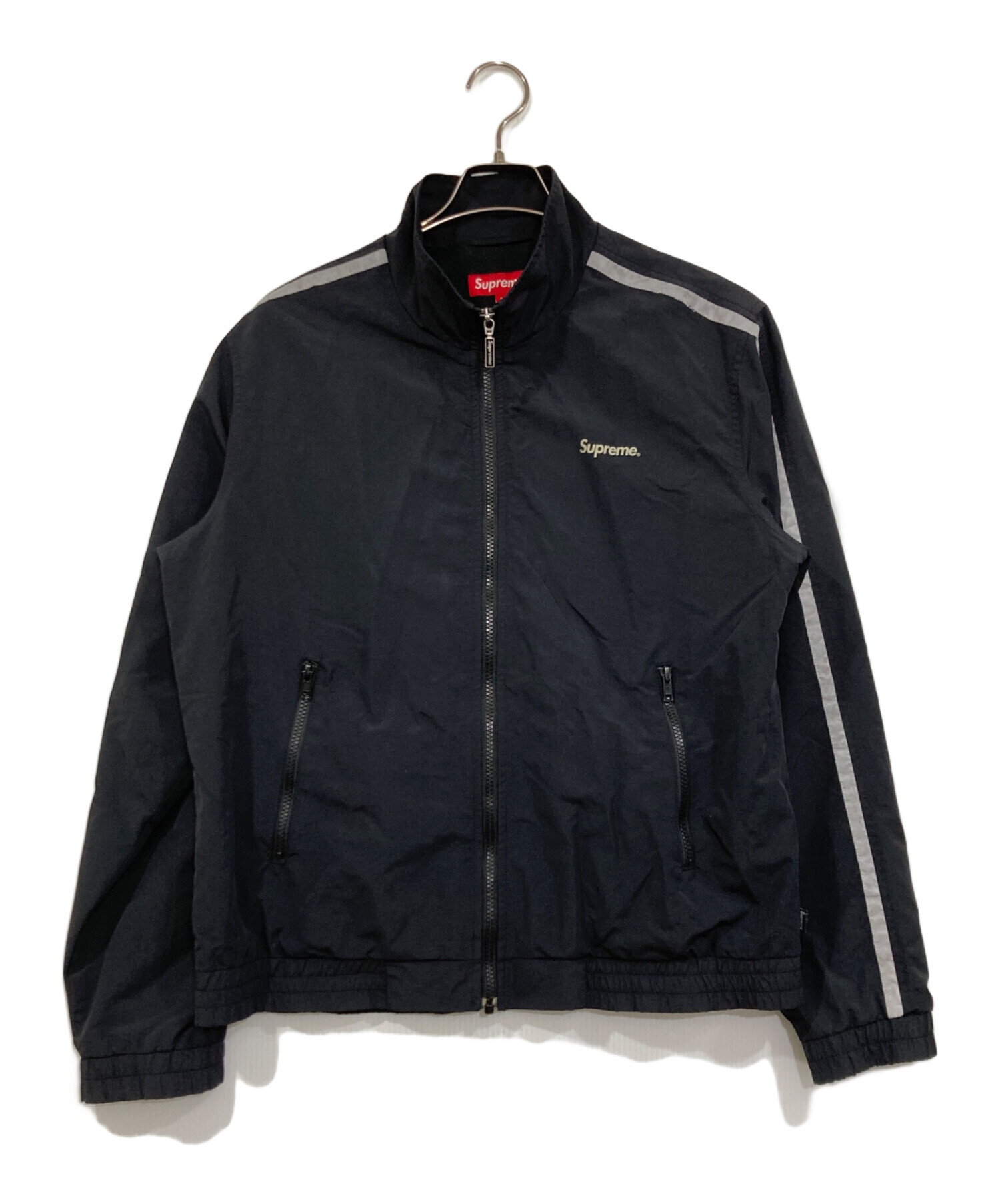 Supreme シュプリーム　3M reflective トラックジャケット 中古・古着通販】Supreme (シュプリーム) 3M Reflective Stripe Track